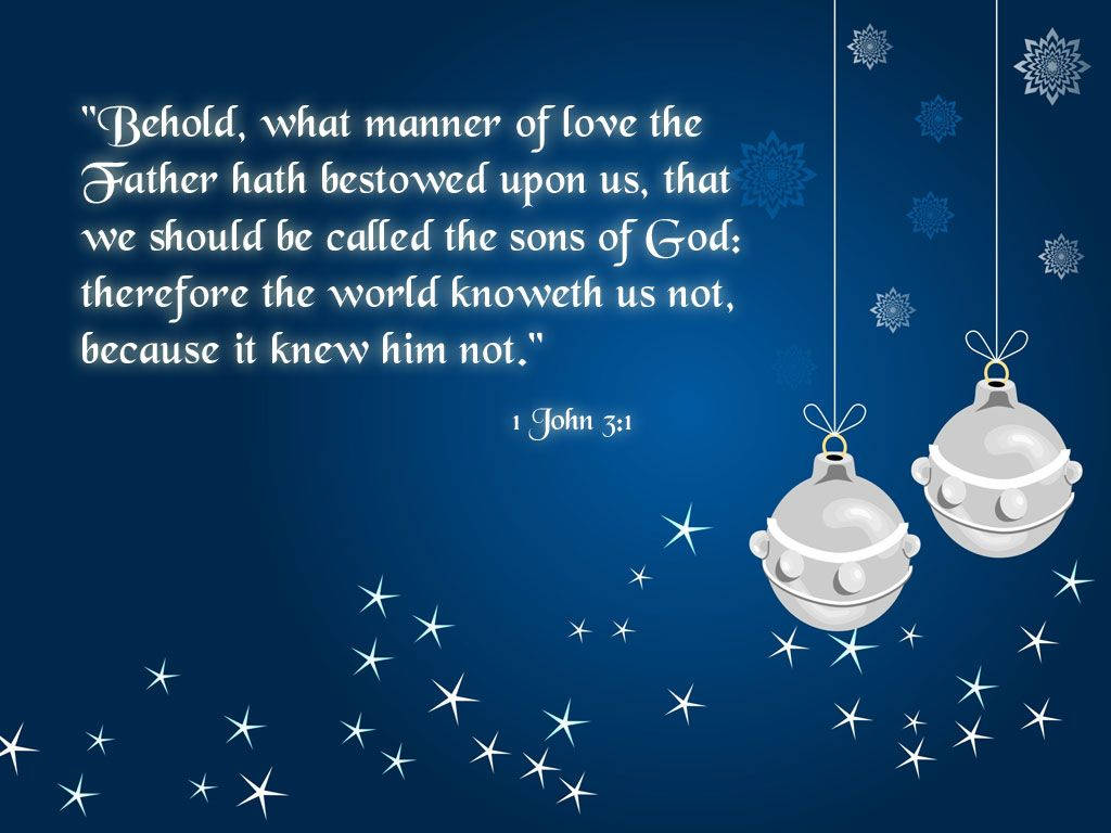1 Joh 3:1 Bibelvers Laptop Wallpapers