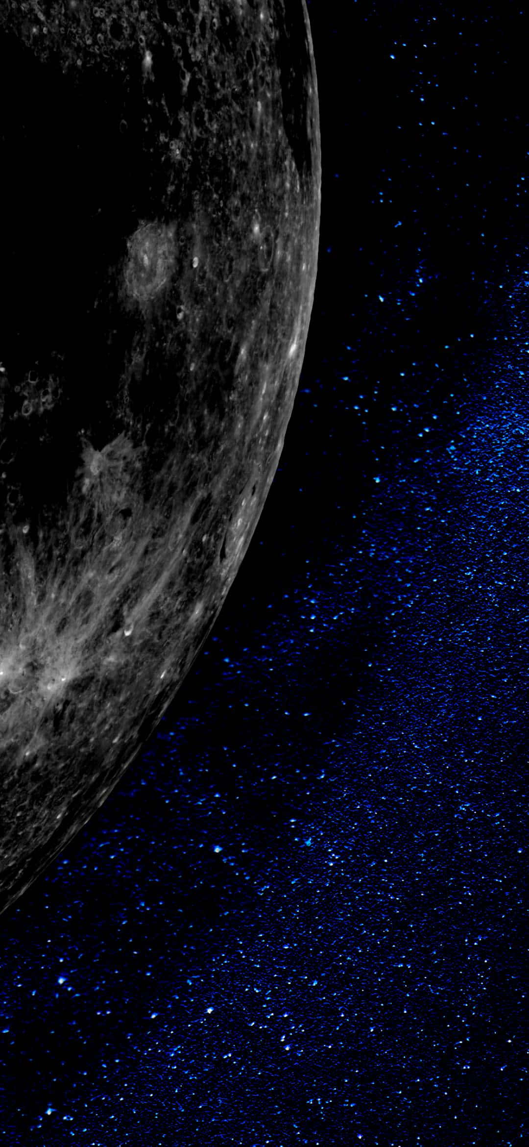 1080x2340 4K Månen Nærbillede Digital Kunst Wallpapers