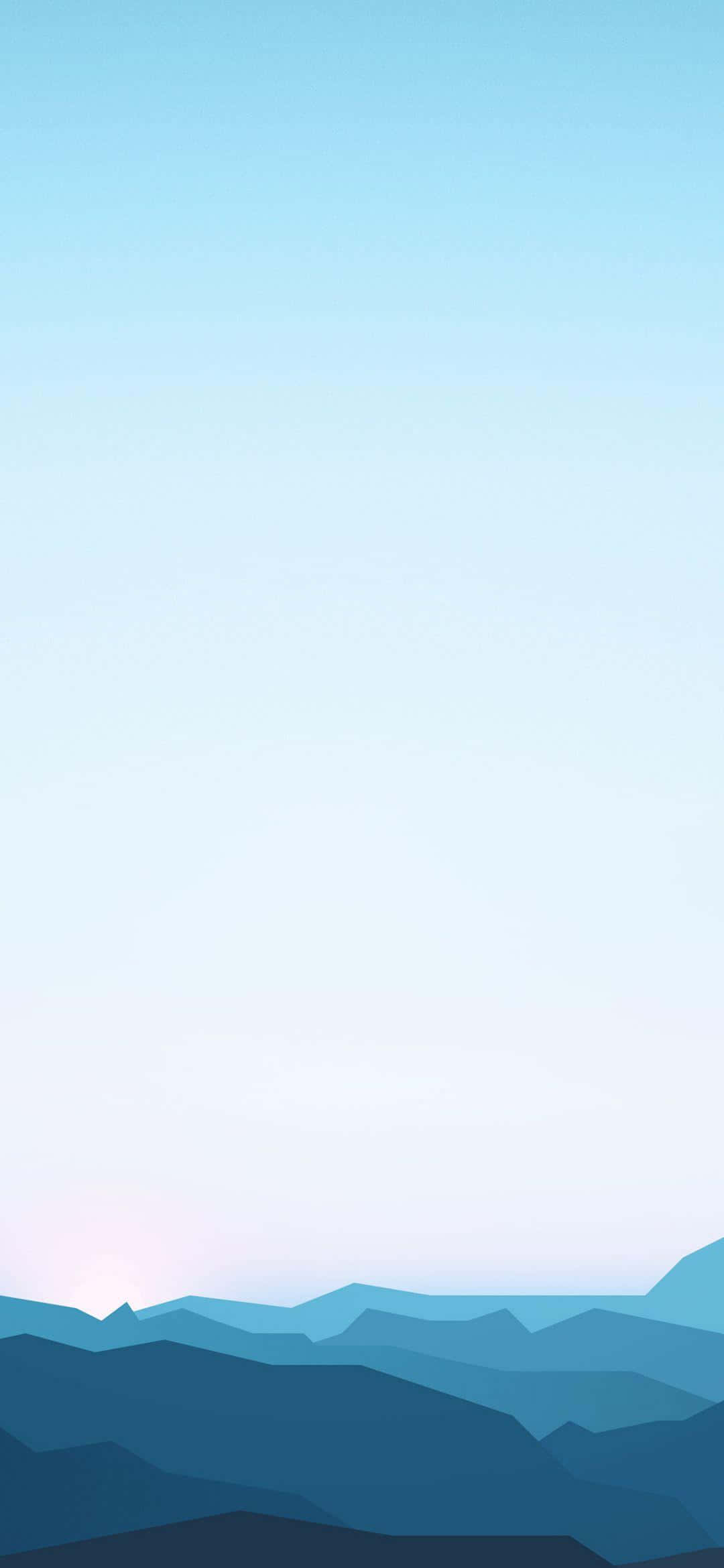1080x2340 4K Minimalistisk Bjerg Geometrisk Kunst Wallpapers