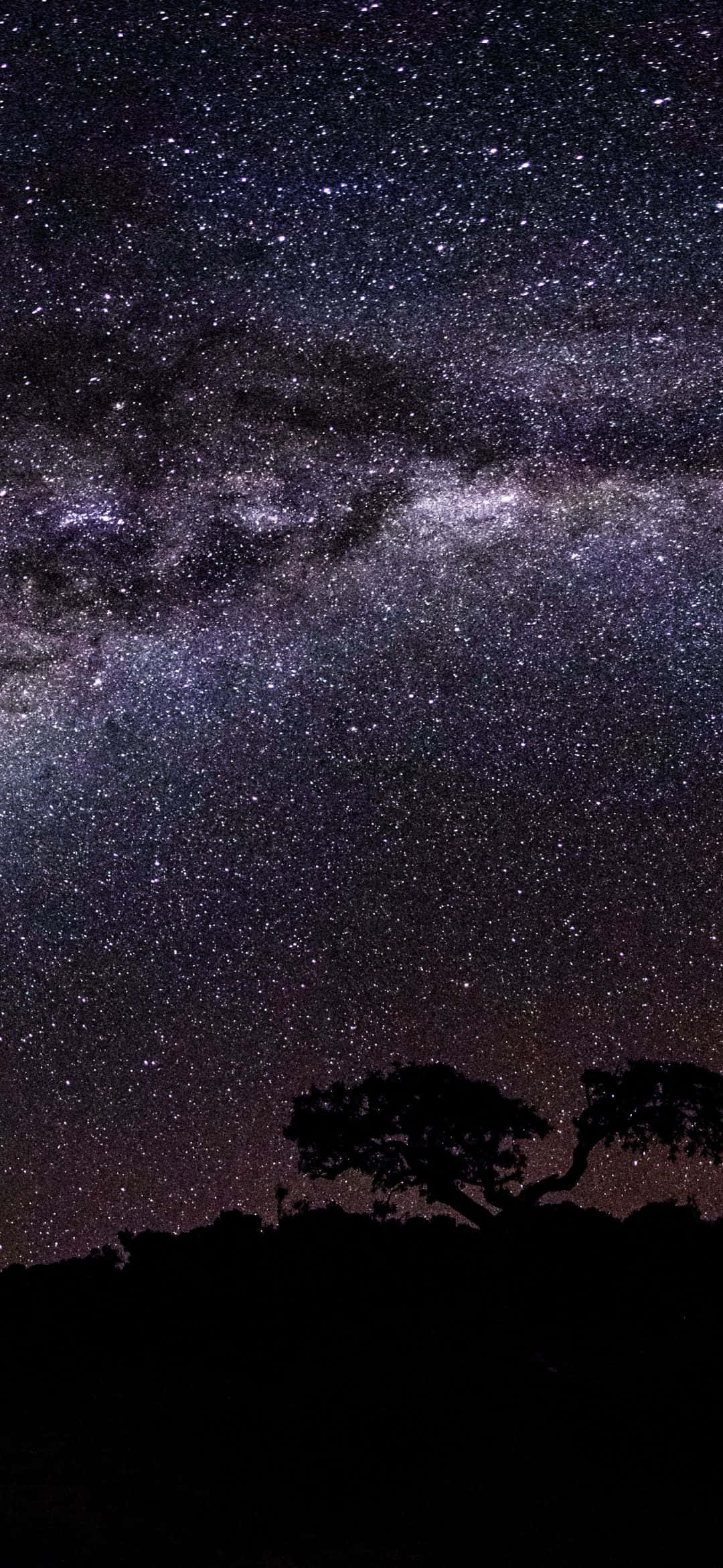 1080x2340 4K Mælkevejens nattehimmel Wallpapers