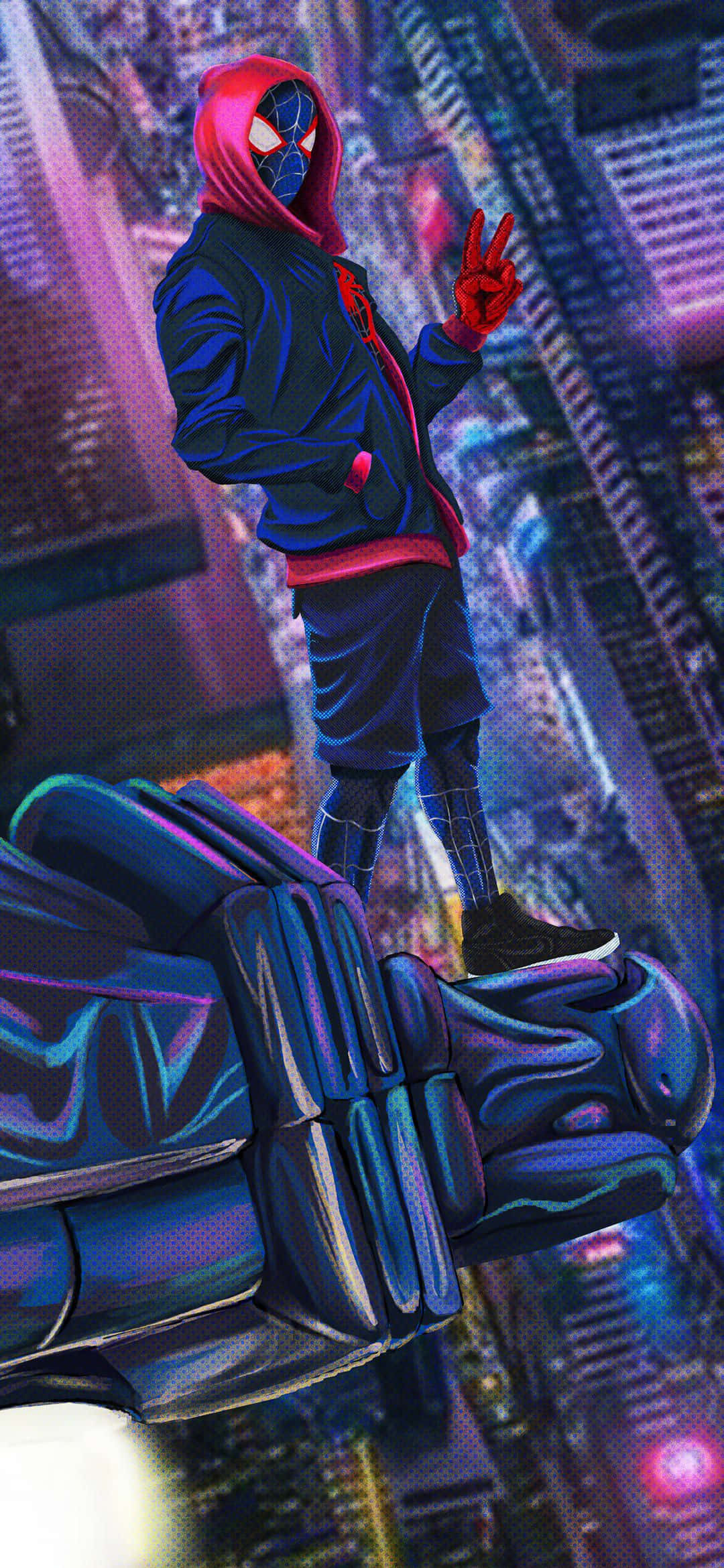 1080x2340 4K Spider-Man: Into the Spider-Verse Wallpapers