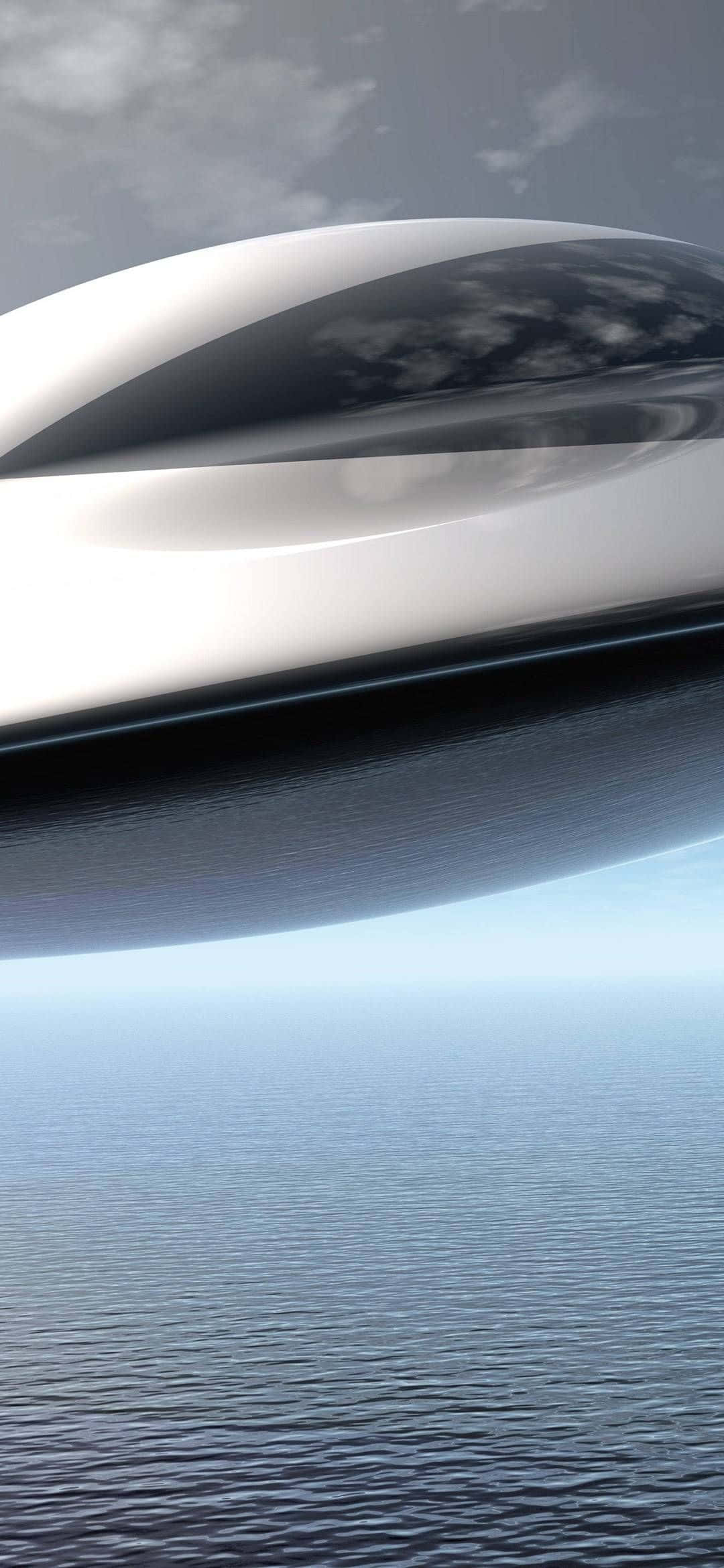 1080x2340 4K UFO Rumskib Tæt På Digital Kunst Wallpapers