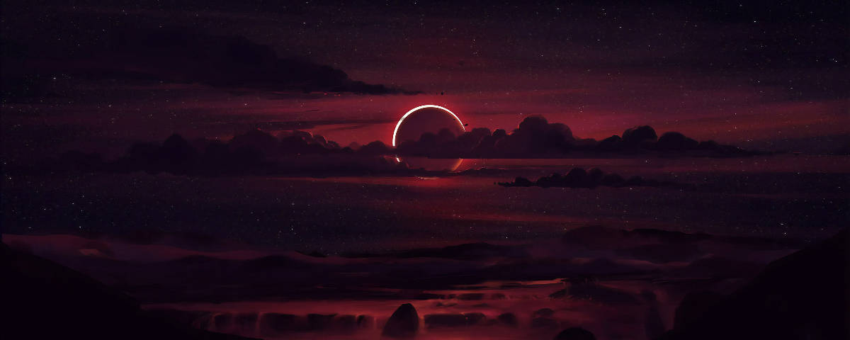 1200x480 Rosa Formørkelse Wallpapers