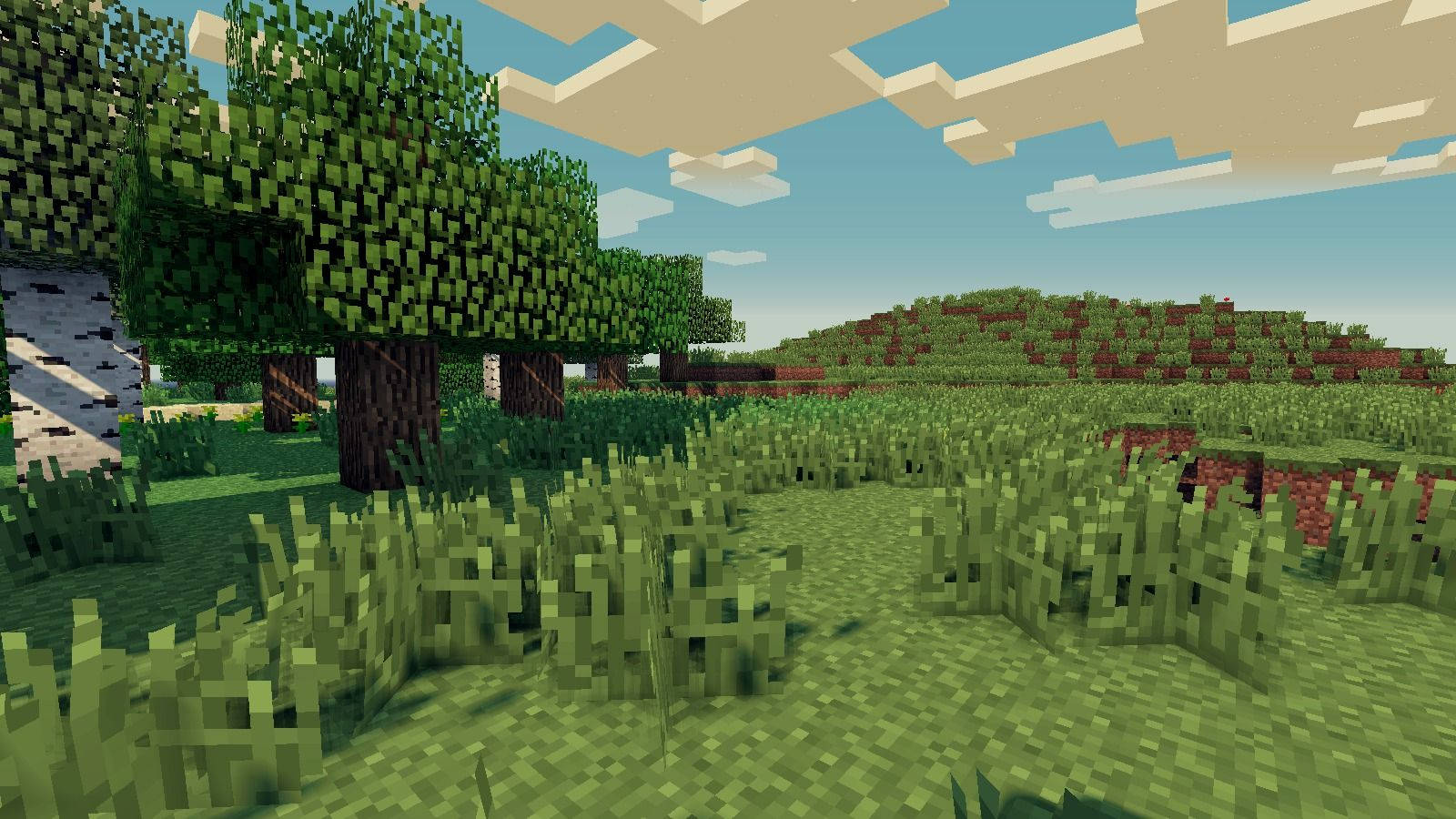 1280x720 Minecraft Grønt Mark Wallpapers