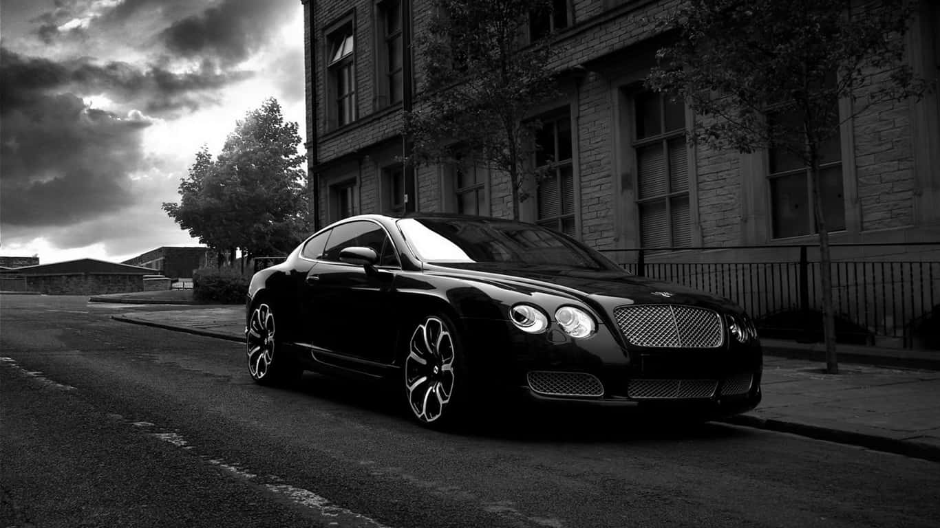 1366x768 Bentley Baggrund Sort Hvid Foto Bentley Continental GT Wallpapers