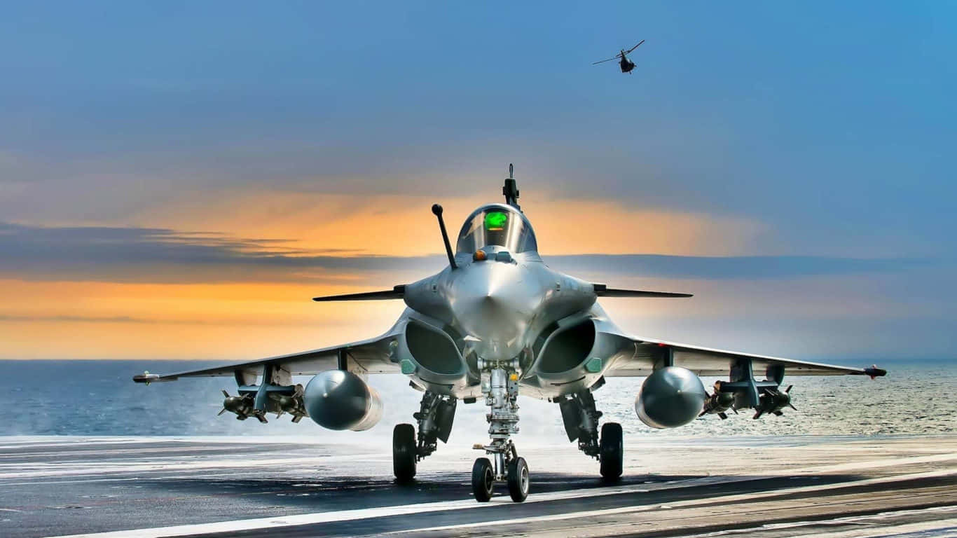 1366x768 Jumbo Jets baggrund med Dassault Rafale Wallpapers