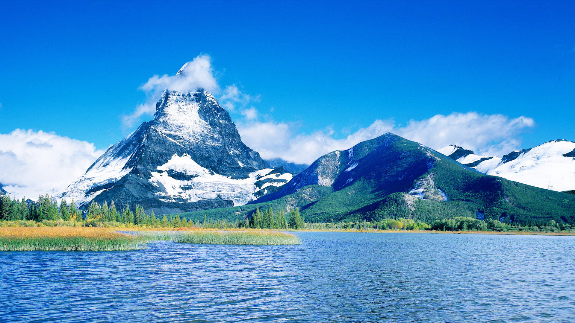 1920x1080 Full HD Natur Sø Og Bjerge Wallpapers