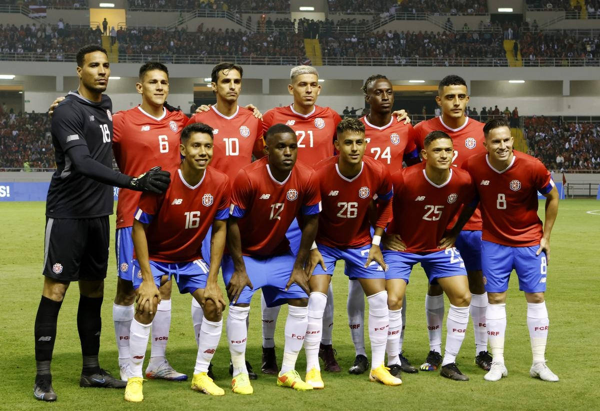 2022 Venskabskamp Costa Ricas Fodboldlandshold Wallpapers