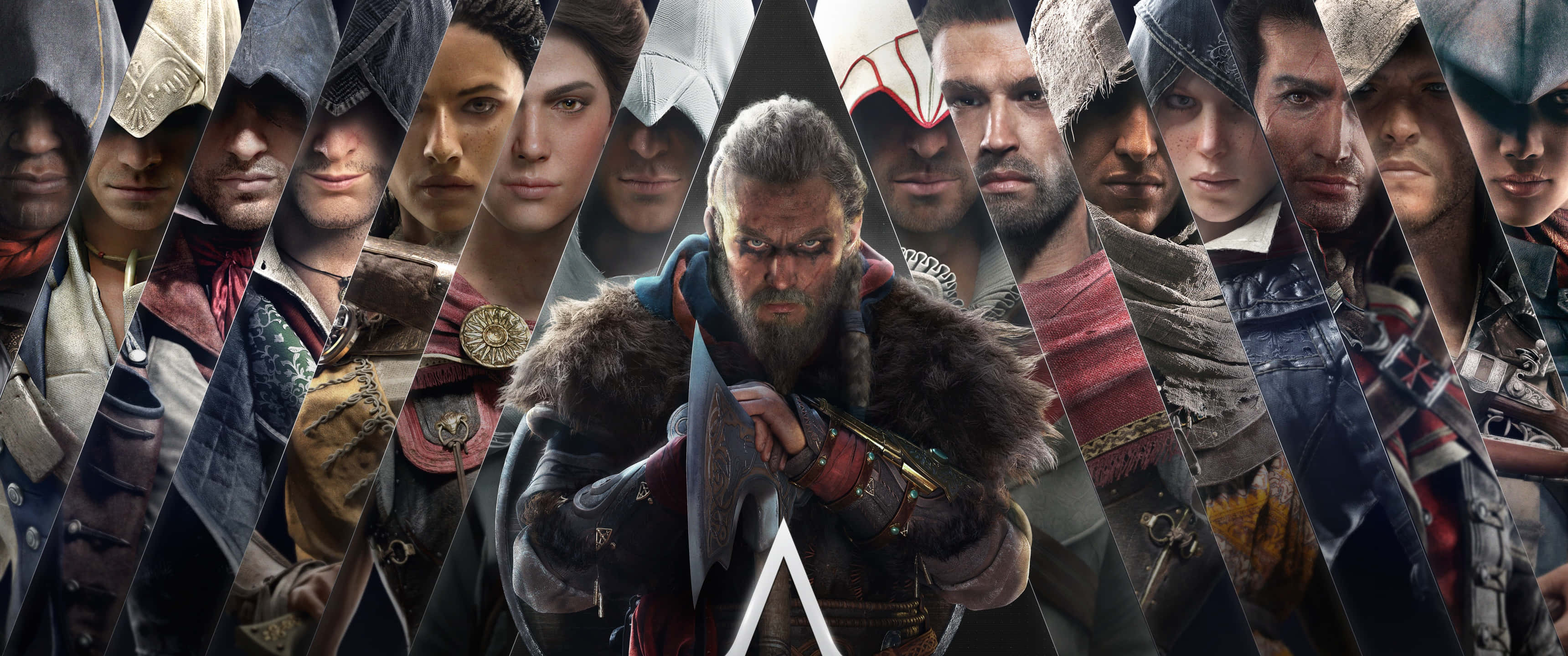 3440x1440p Assassin's Creed Odyssey Baggrund Hovedpersonerne i Serien Wallpapers