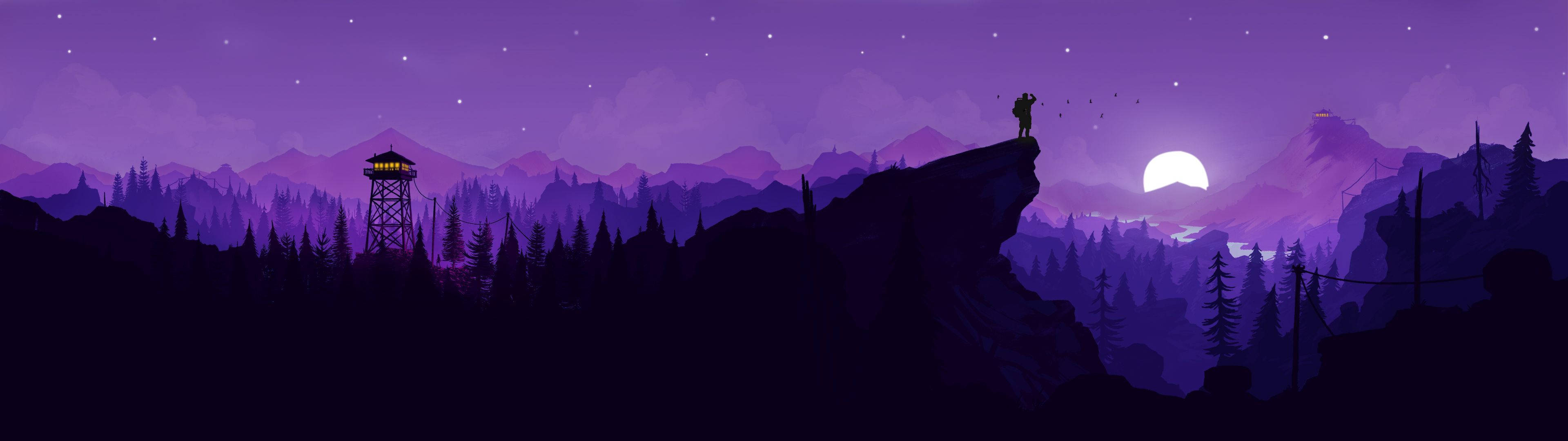 3840x1080 4K Lilla Bjerge Wallpapers