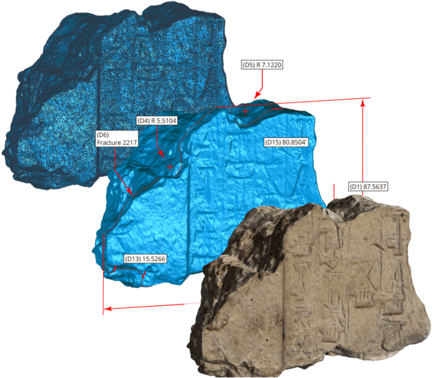 3D-analyse af oldtidsgenstand Wallpapers