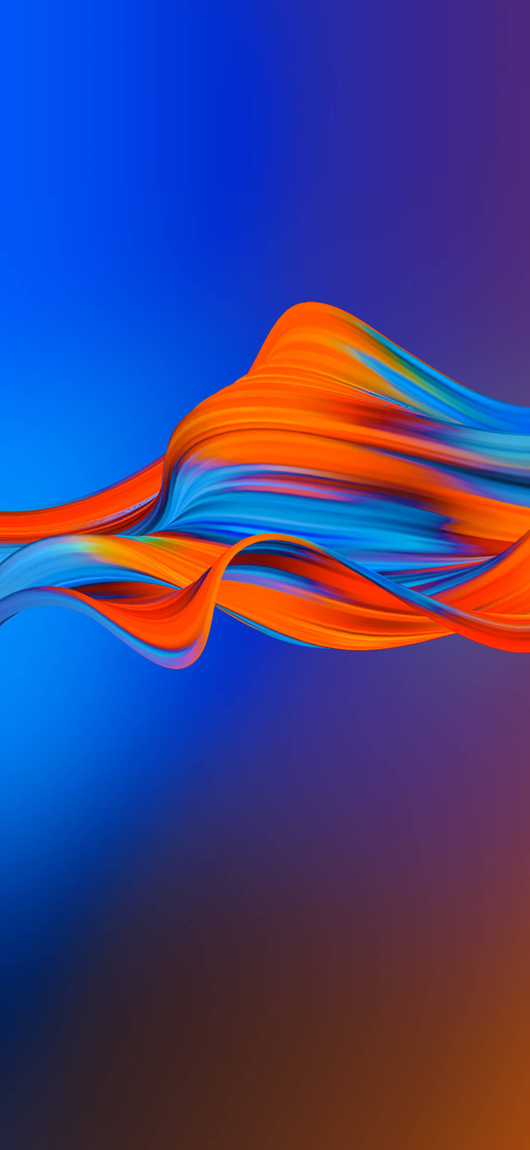 3D blå maling Motorola Wallpapers