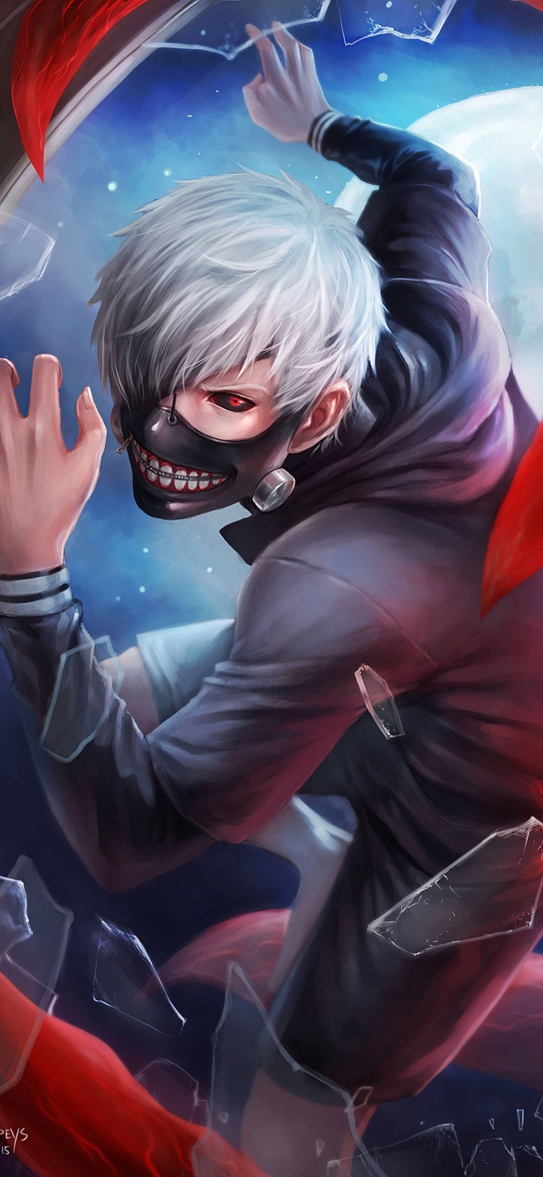 3D Ken Tokyo Ghoul iPhone Wallpapers