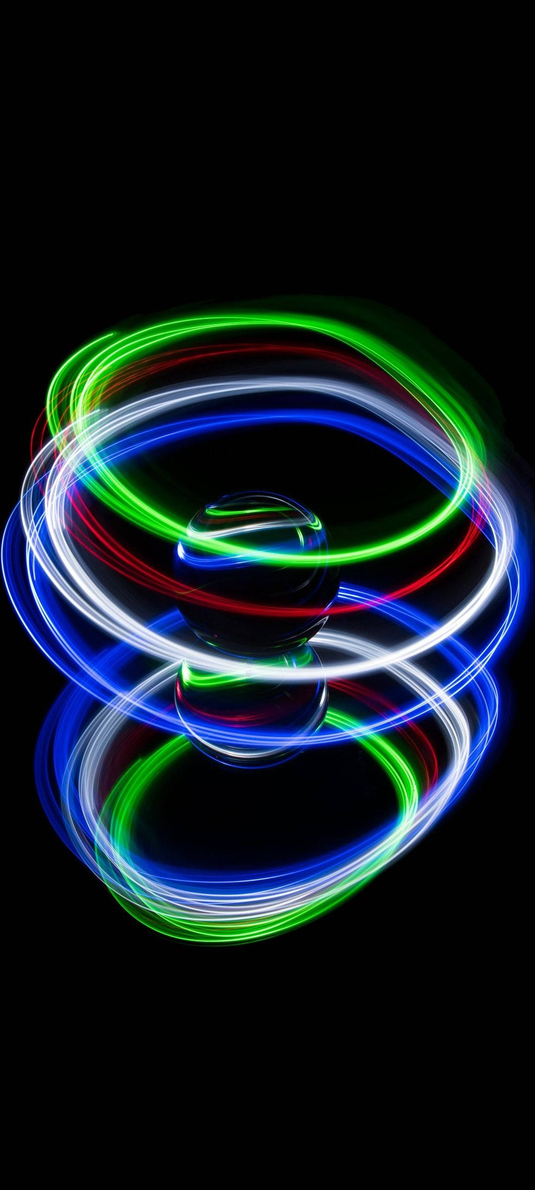 3D-kugle neon telefon Wallpapers