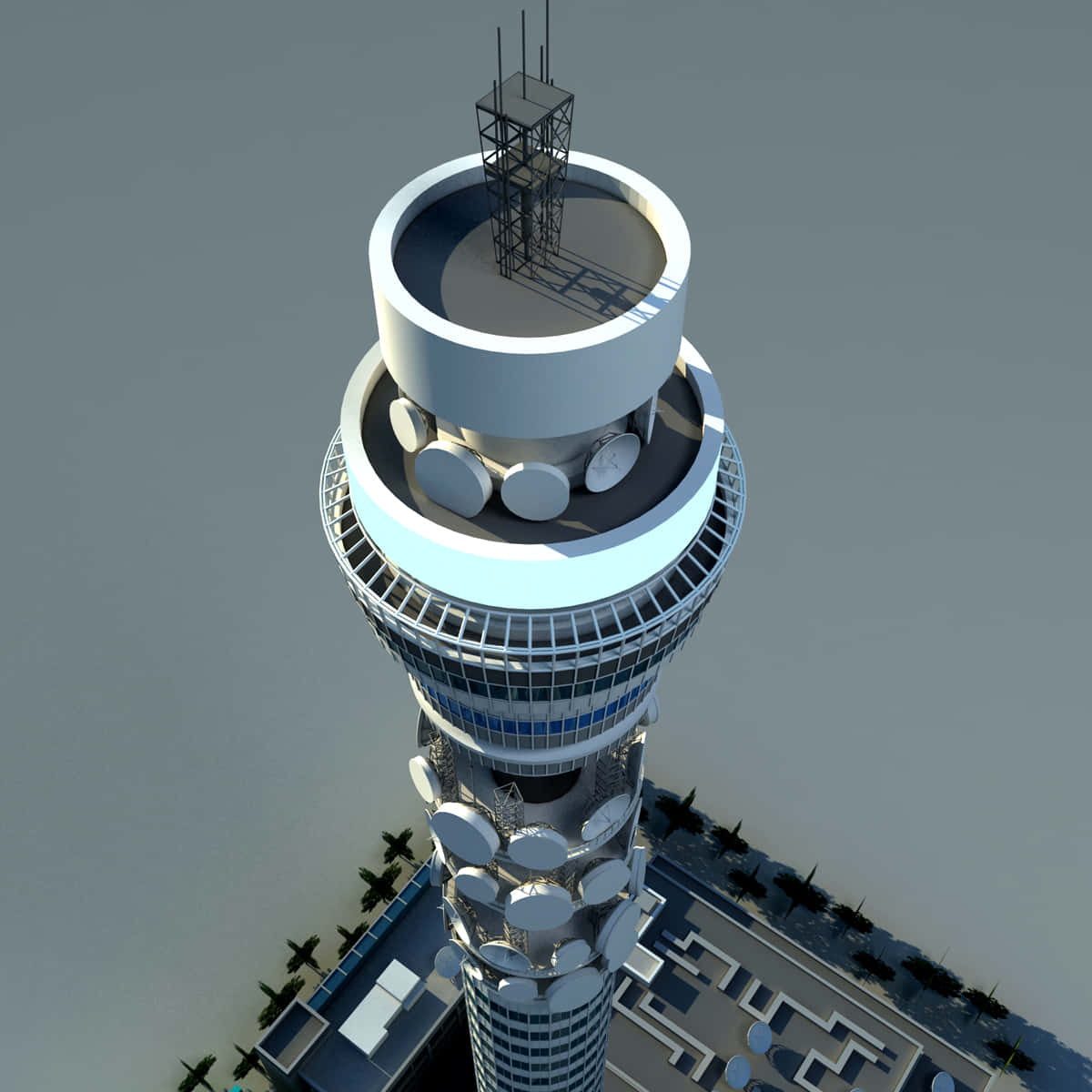 3D-model af BT Tower Wallpapers