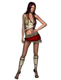 3D-renderet modemodel Wallpapers