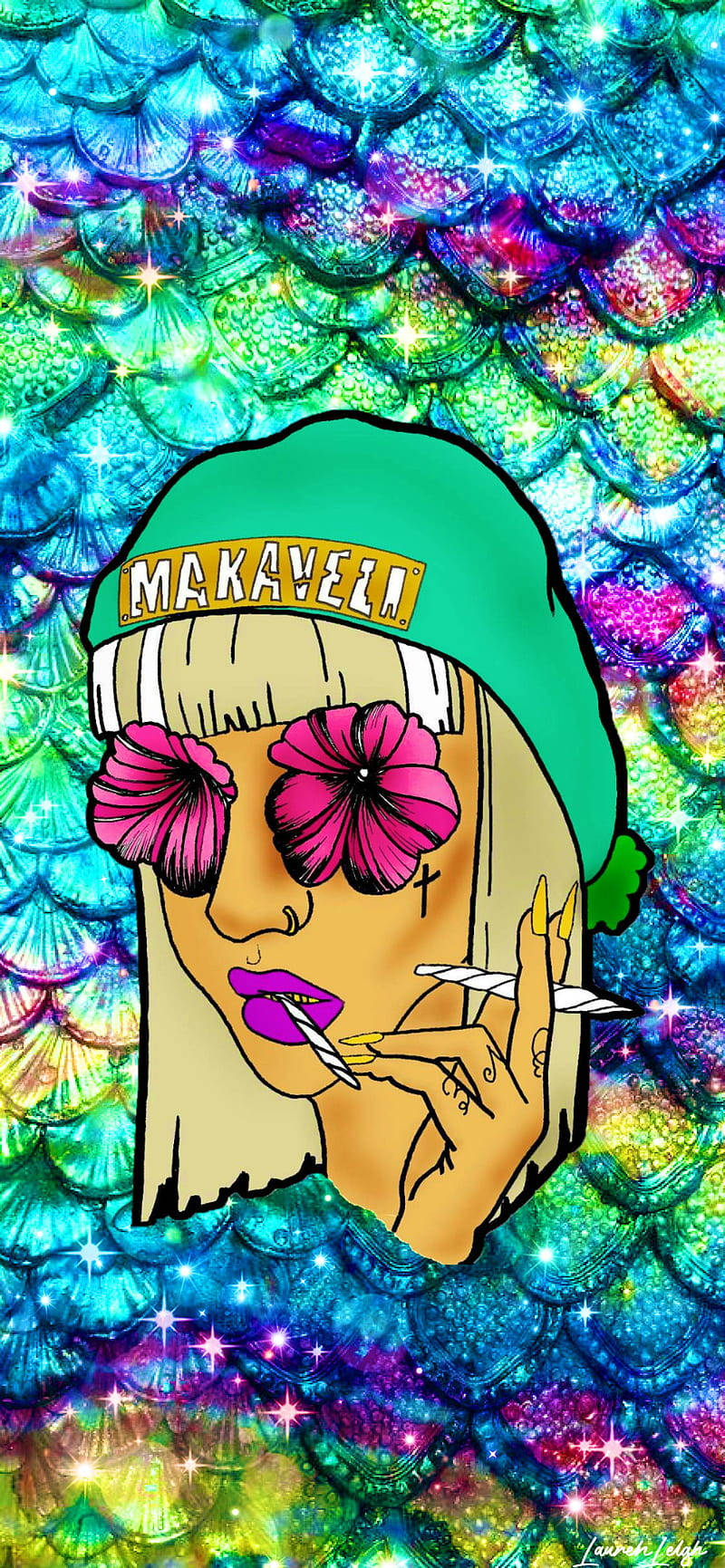 420 Havfruefinnemønster Wallpapers