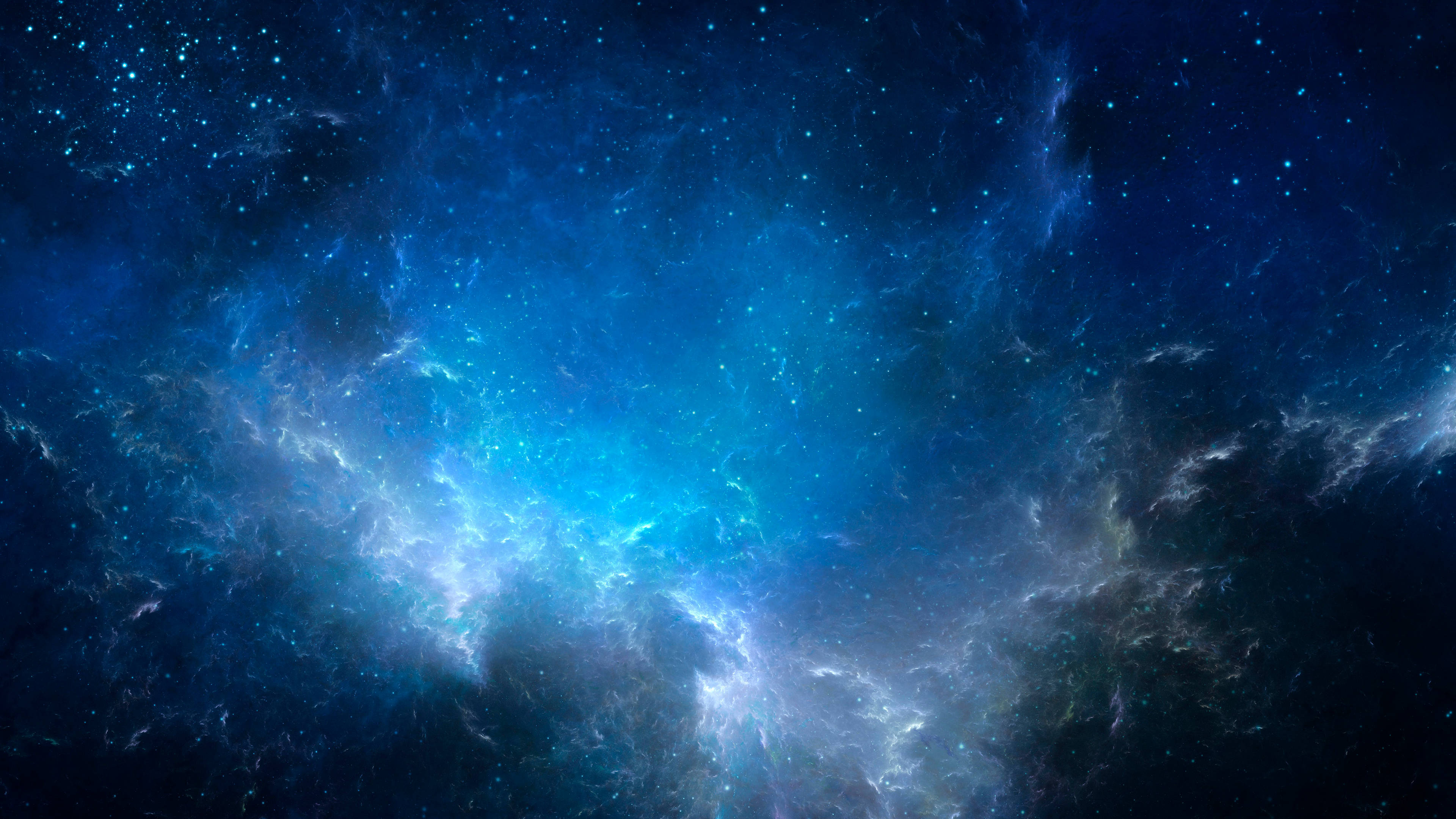 4D Ultra HD Blåt Rum Wallpapers