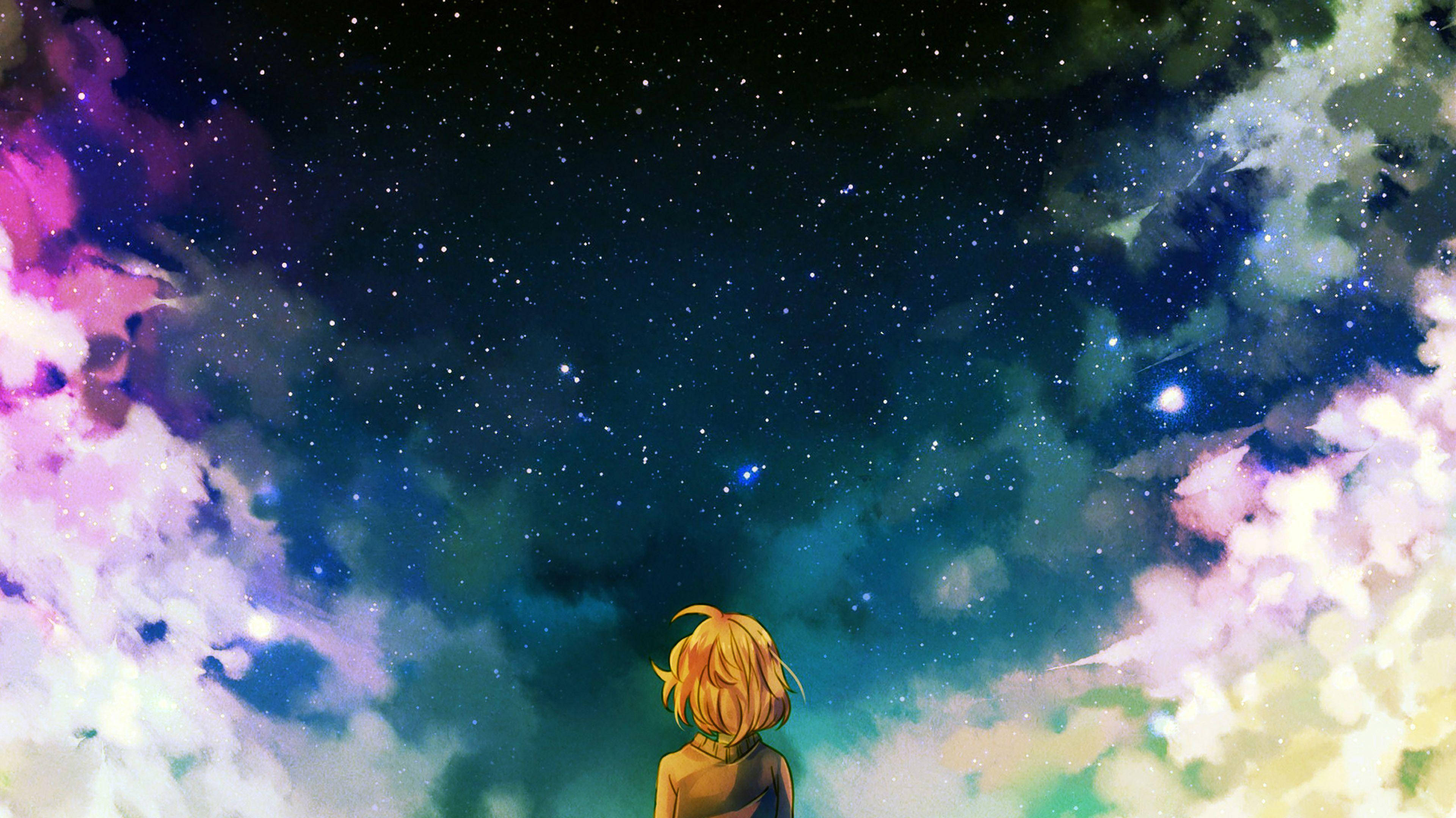 4K Animations Galaxy Skrivebord Wallpapers