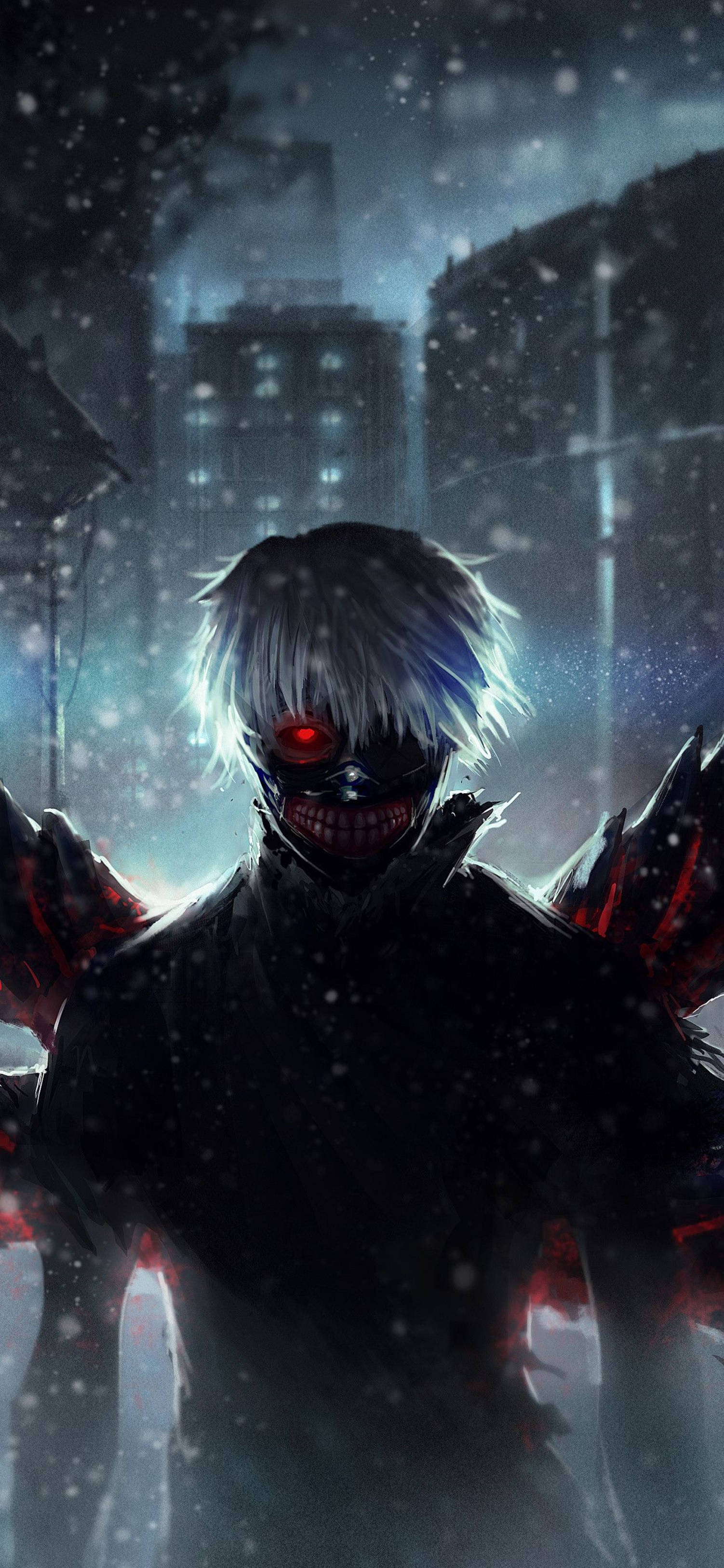4K Anime iPhone Tokyo Ghoul Mørke Ken Wallpapers