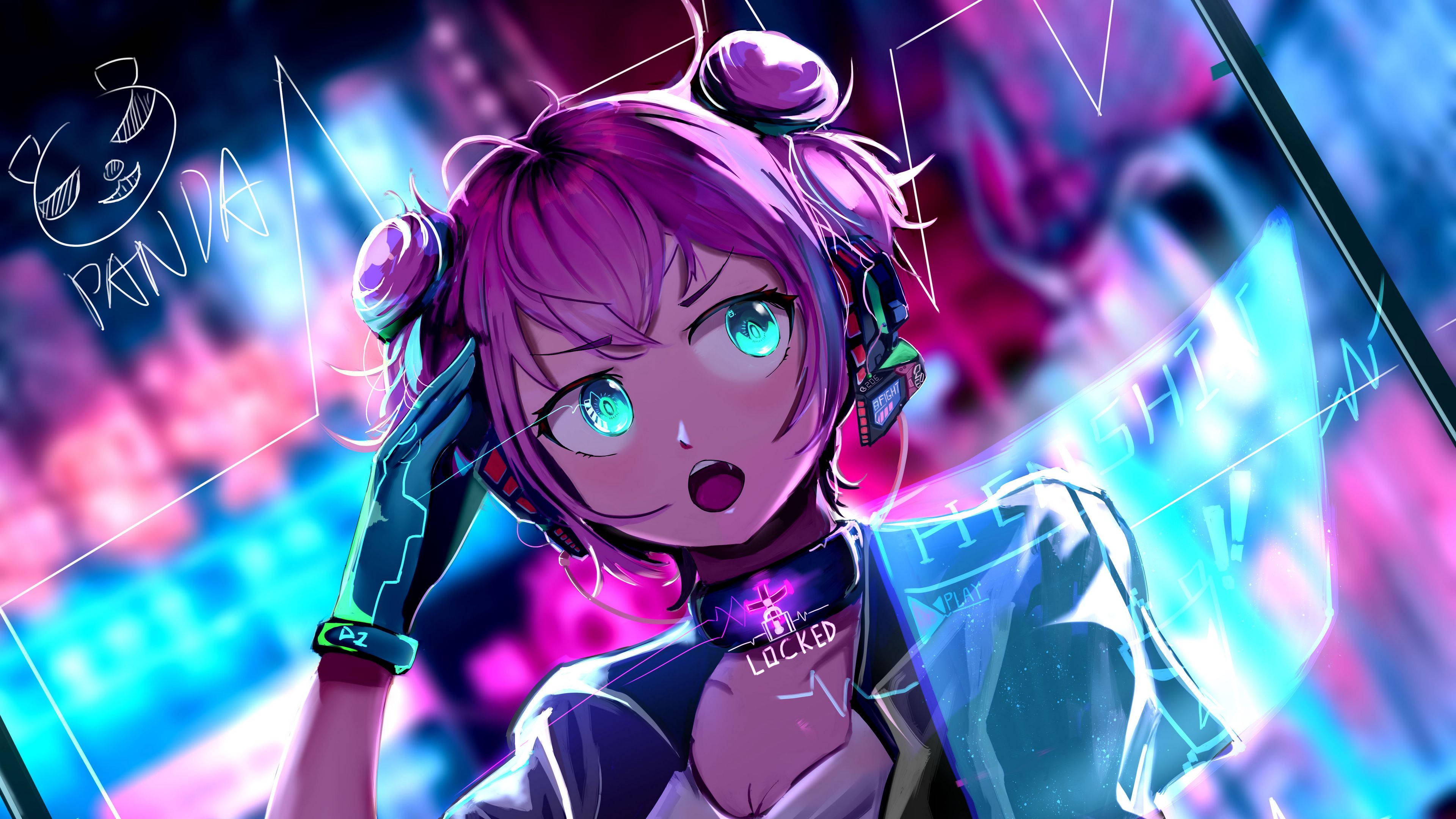 4K animekunst Sayori Wallpapers