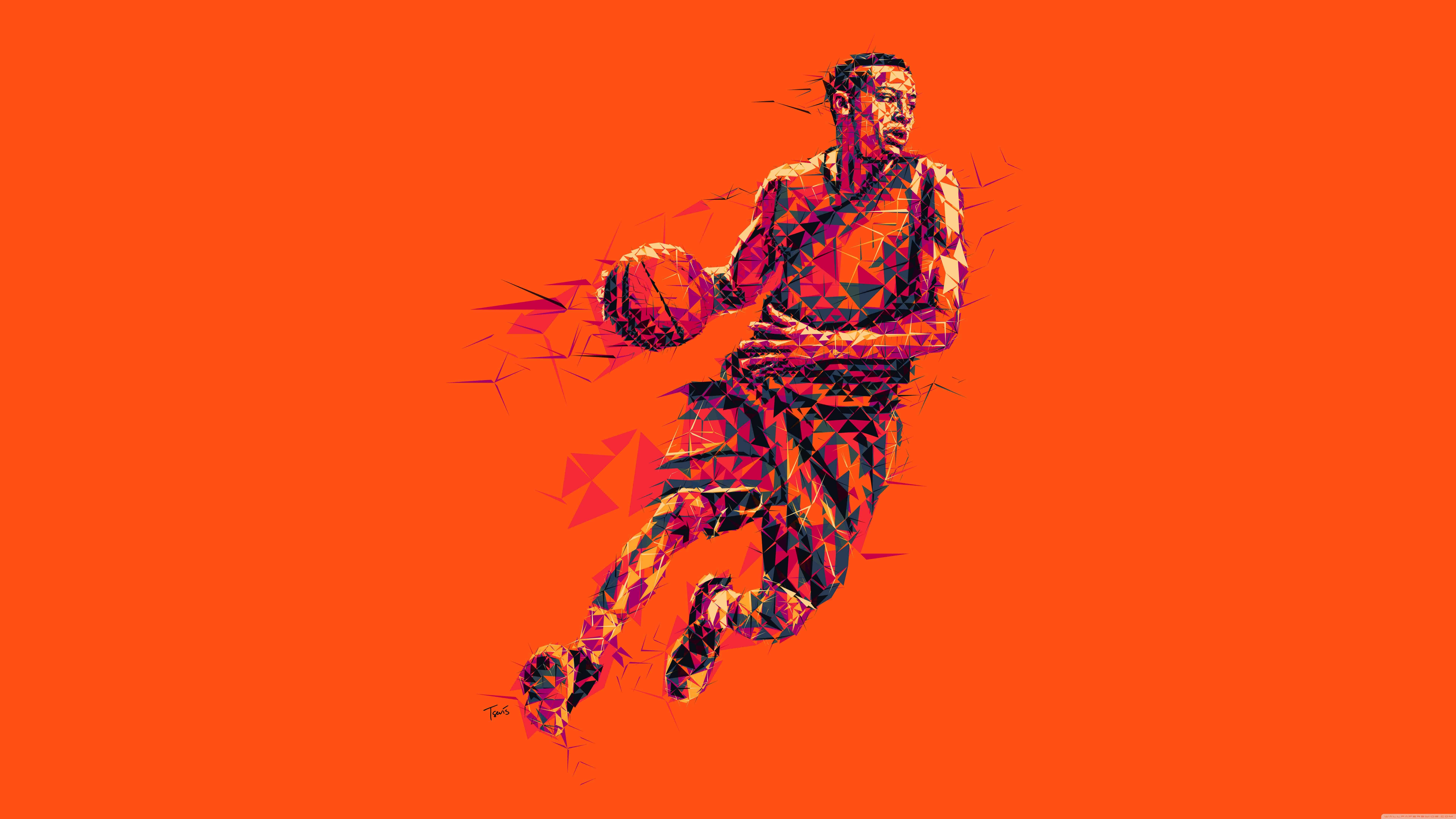 "4K Basketball er den perfekte måde at være aktiv på" Wallpapers