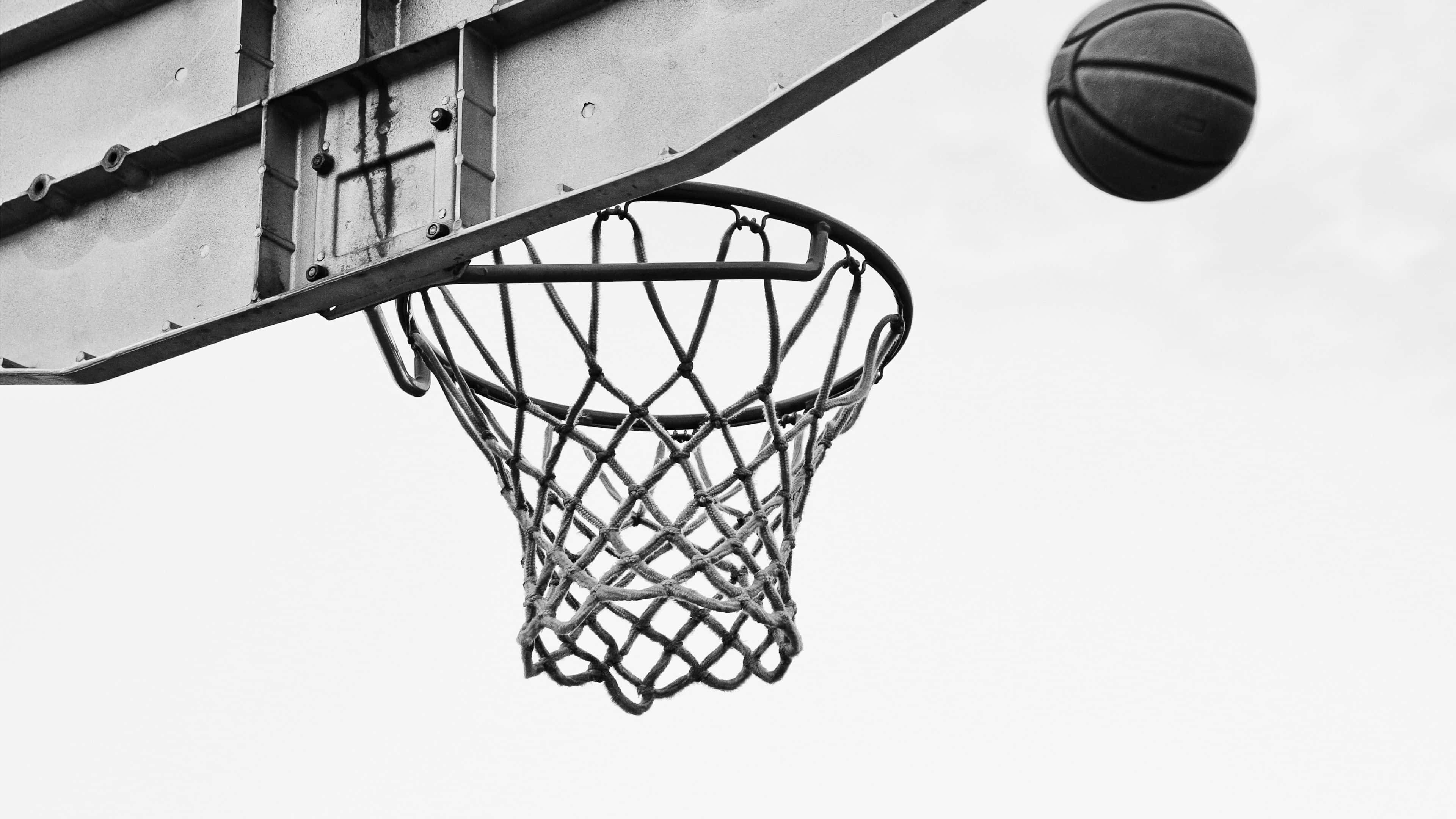 4K Basketballbane – Spil med stil Wallpapers