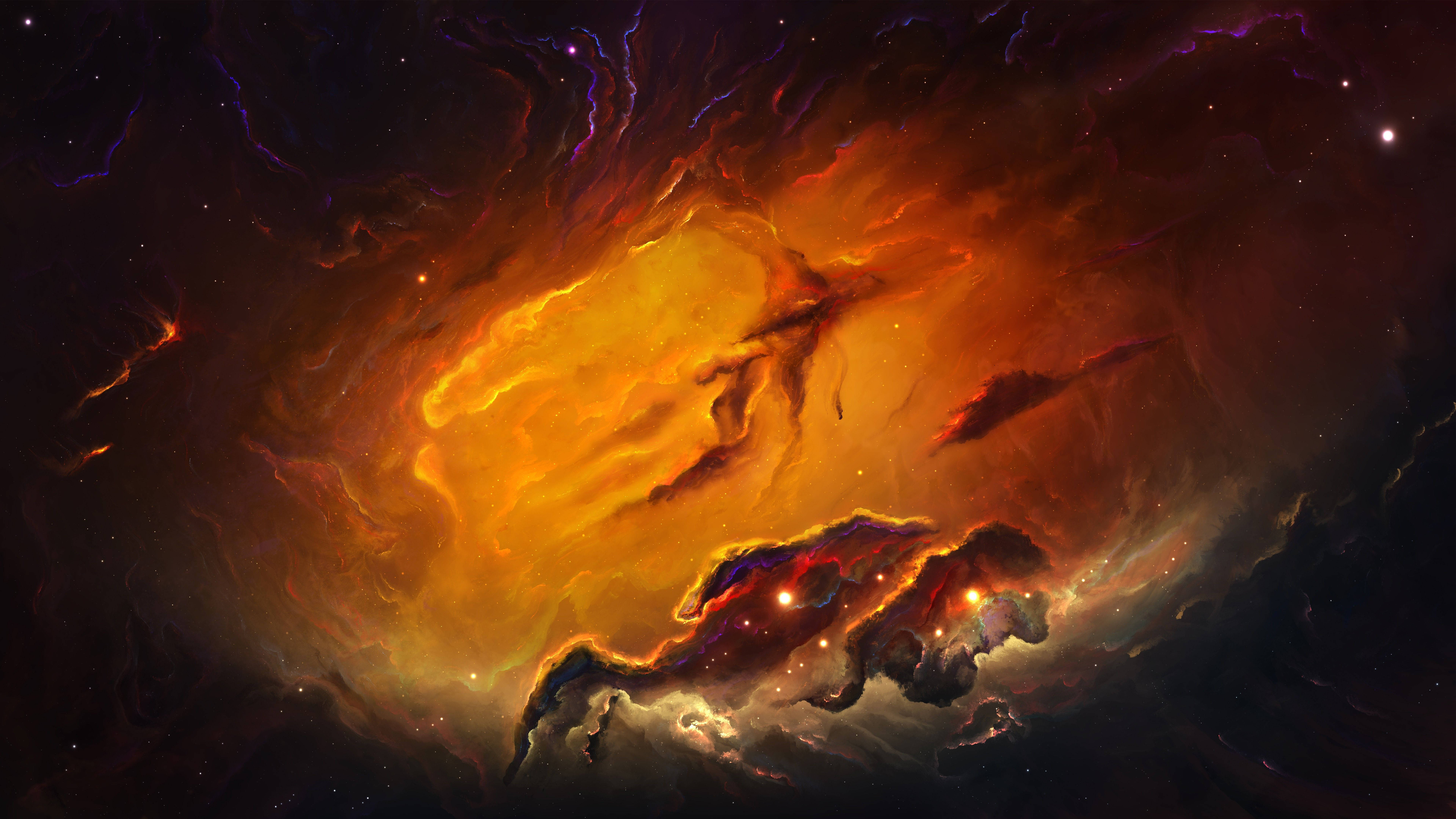 4K Bevægelig Abstrakt Illustration Wallpapers