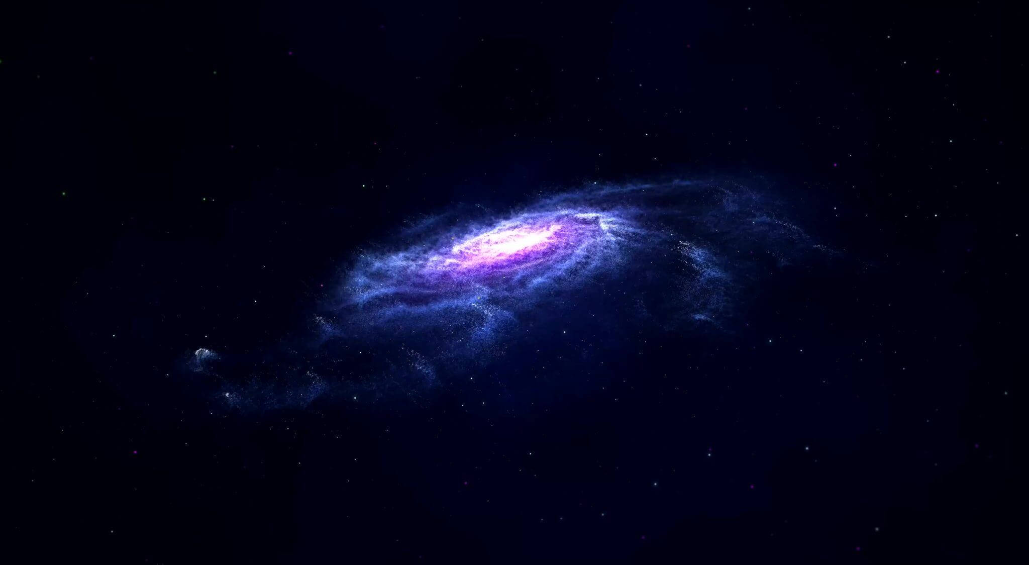 4K Bevægende Spiralgalakse Wallpapers