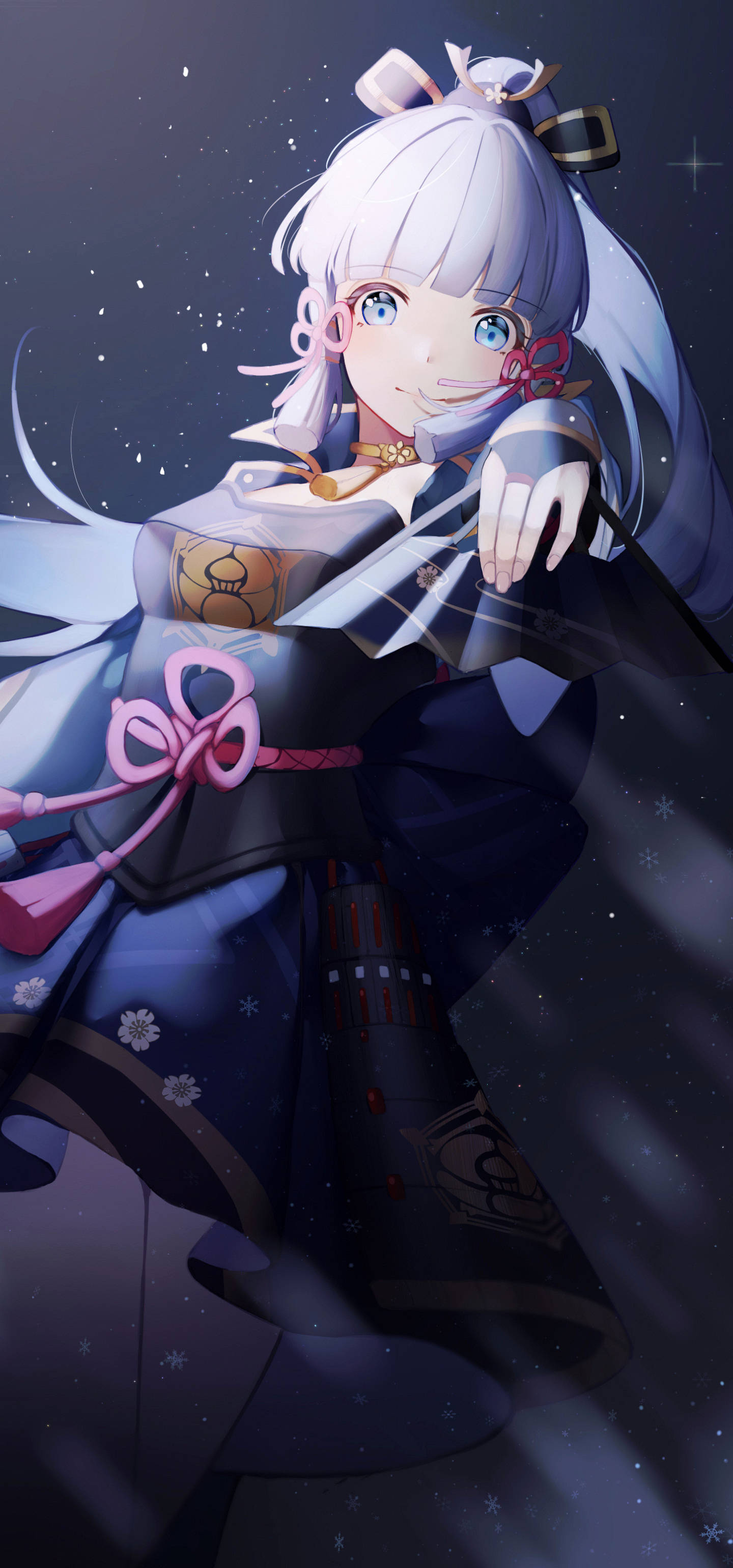 4K Gaming Telefon Genshin Impact Ayaka Wallpapers