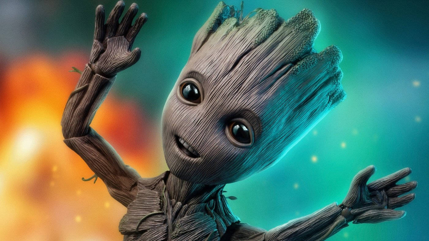 4K Guardians Of The Galaxy Baby Groot Falder Wallpapers