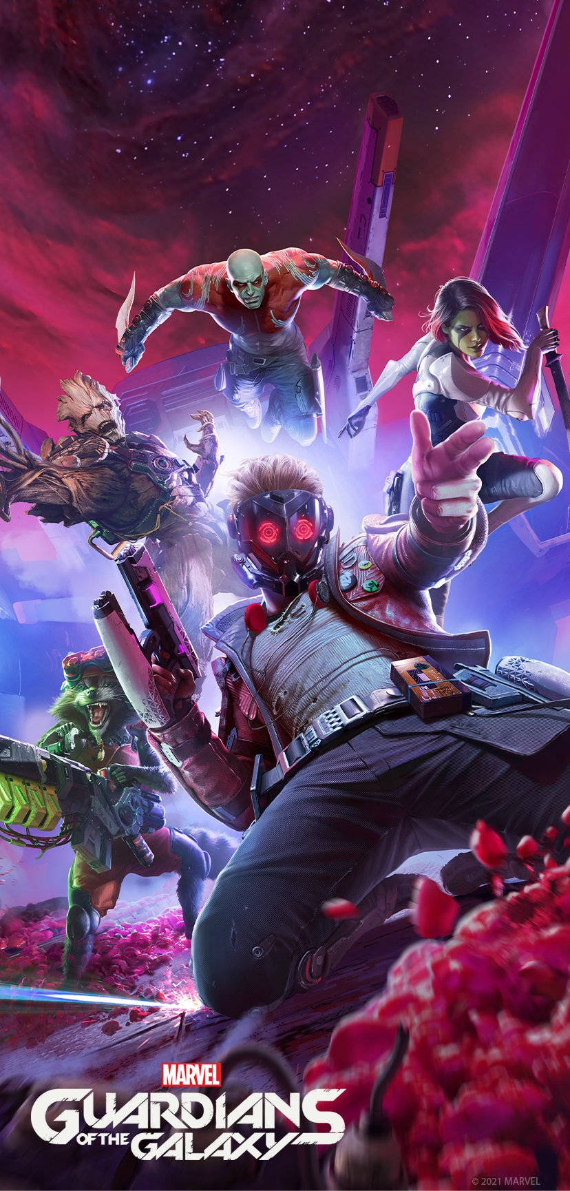 4K Guardians Of The Galaxy Cartoon Plakat Wallpapers