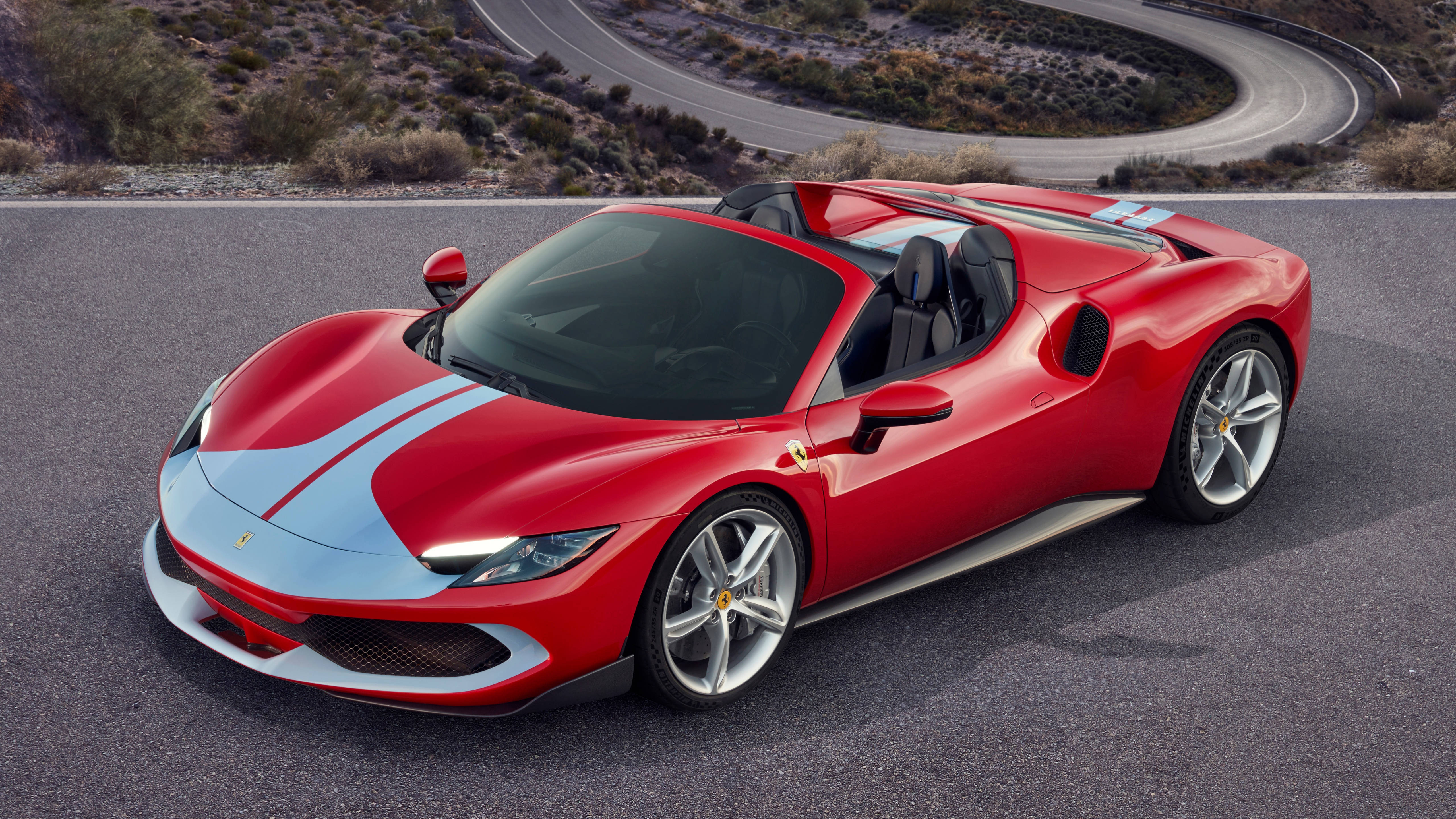 4K Laptop Bil Rød Ferrari Wallpapers