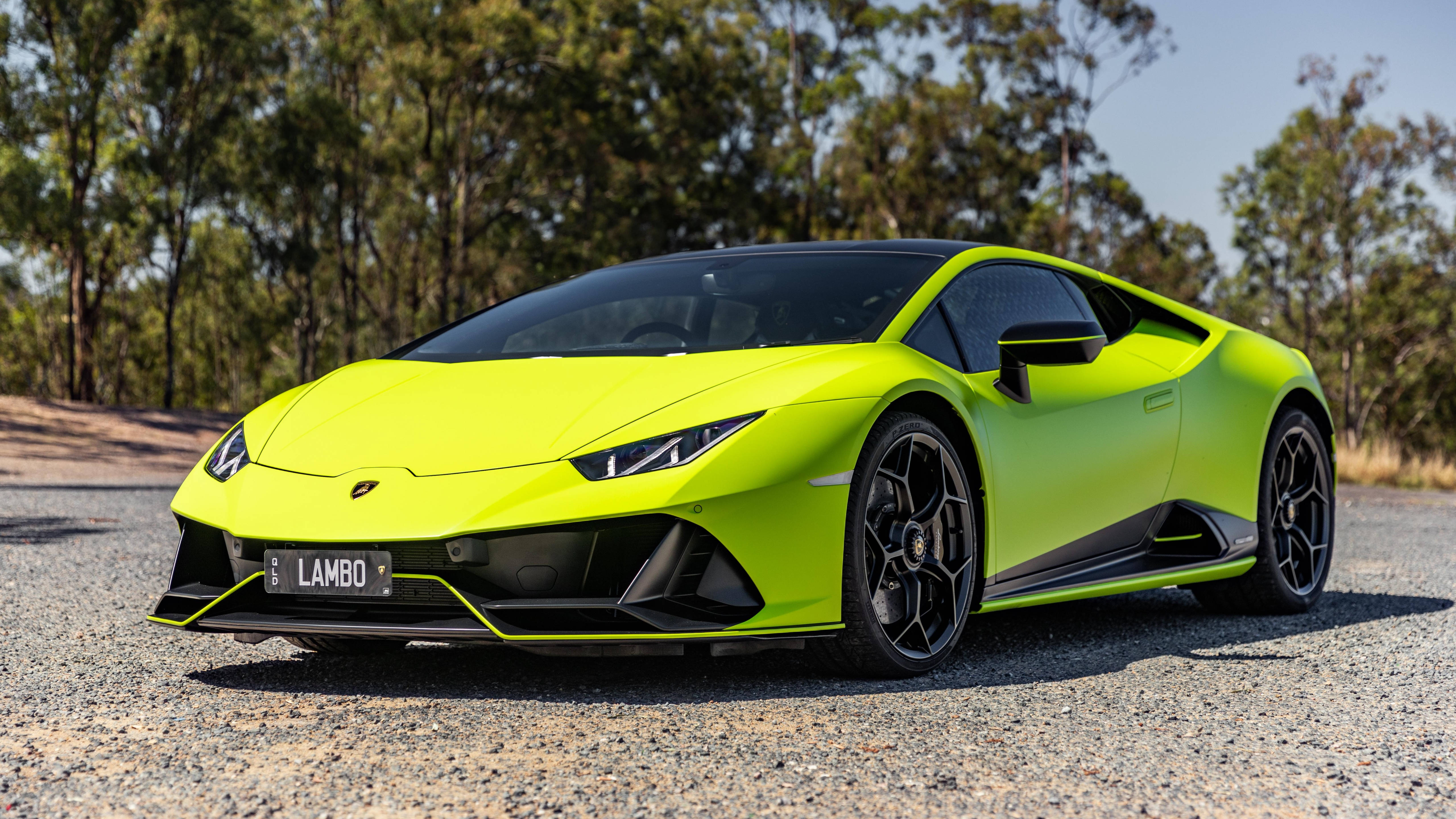 4K Laptop Bil Verde Shock Lamborghini Wallpapers