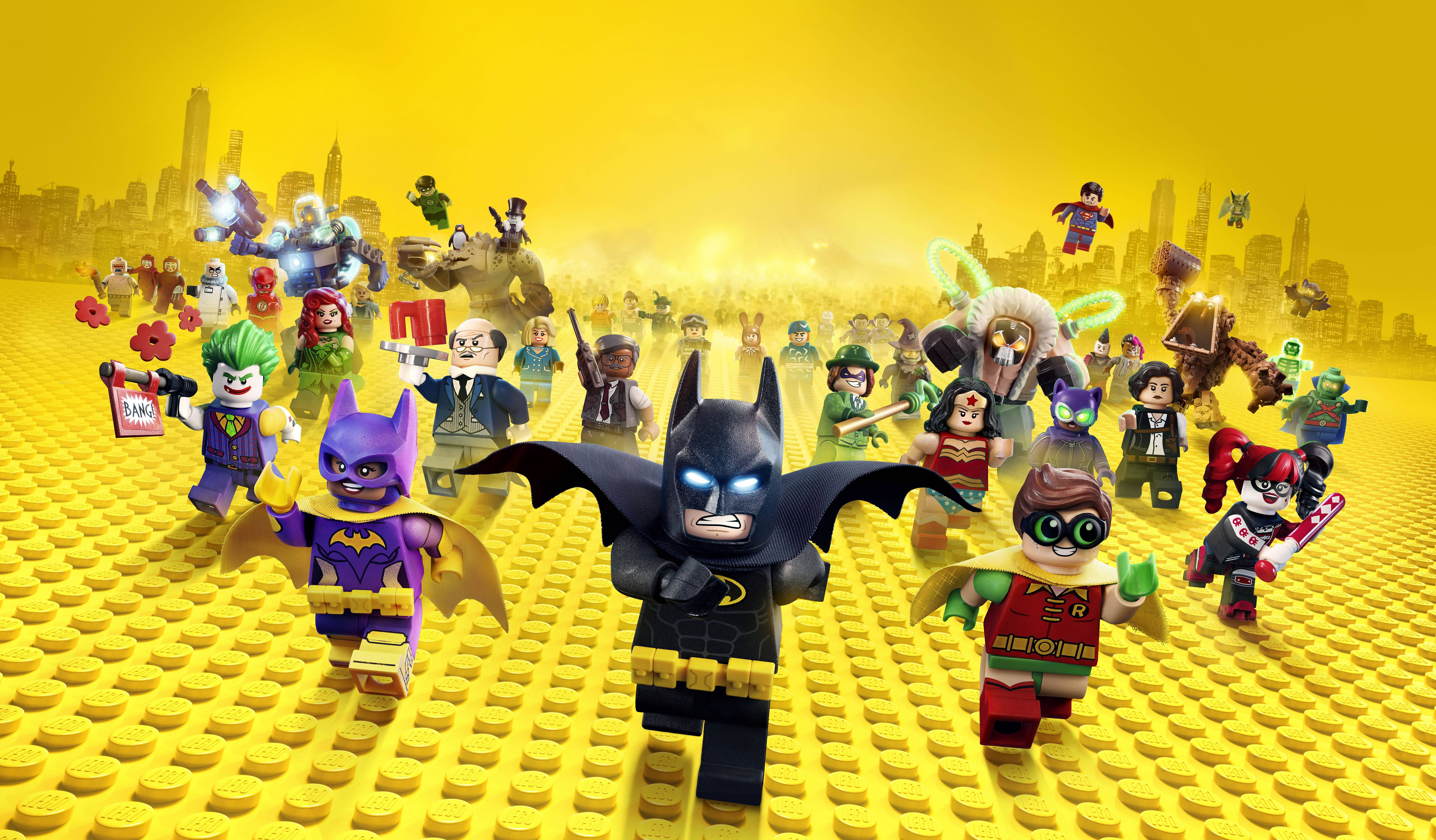 4K LEGO Batman og venner Wallpapers