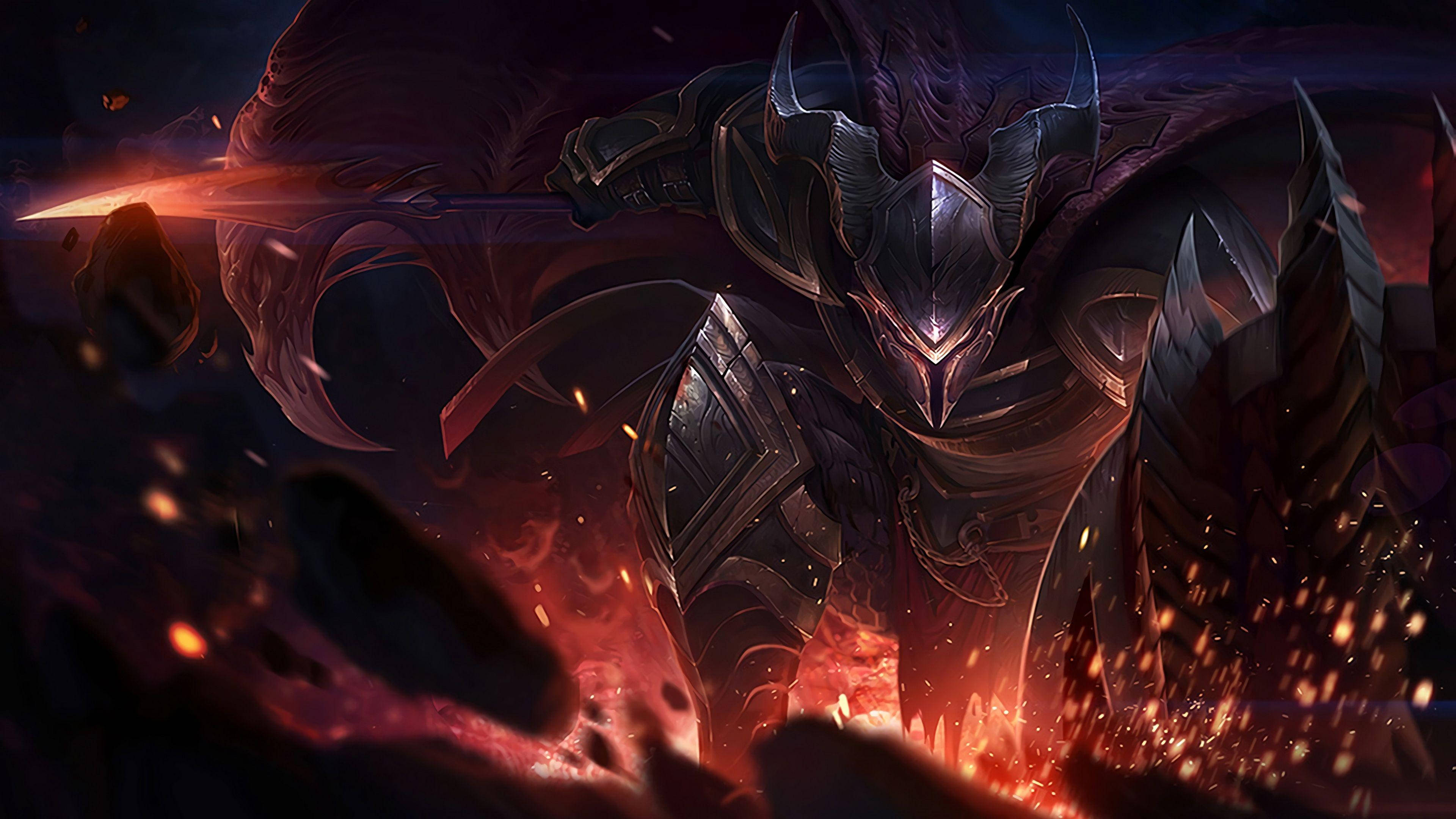 4K LOL Pantheon Ildfuld Wallpapers