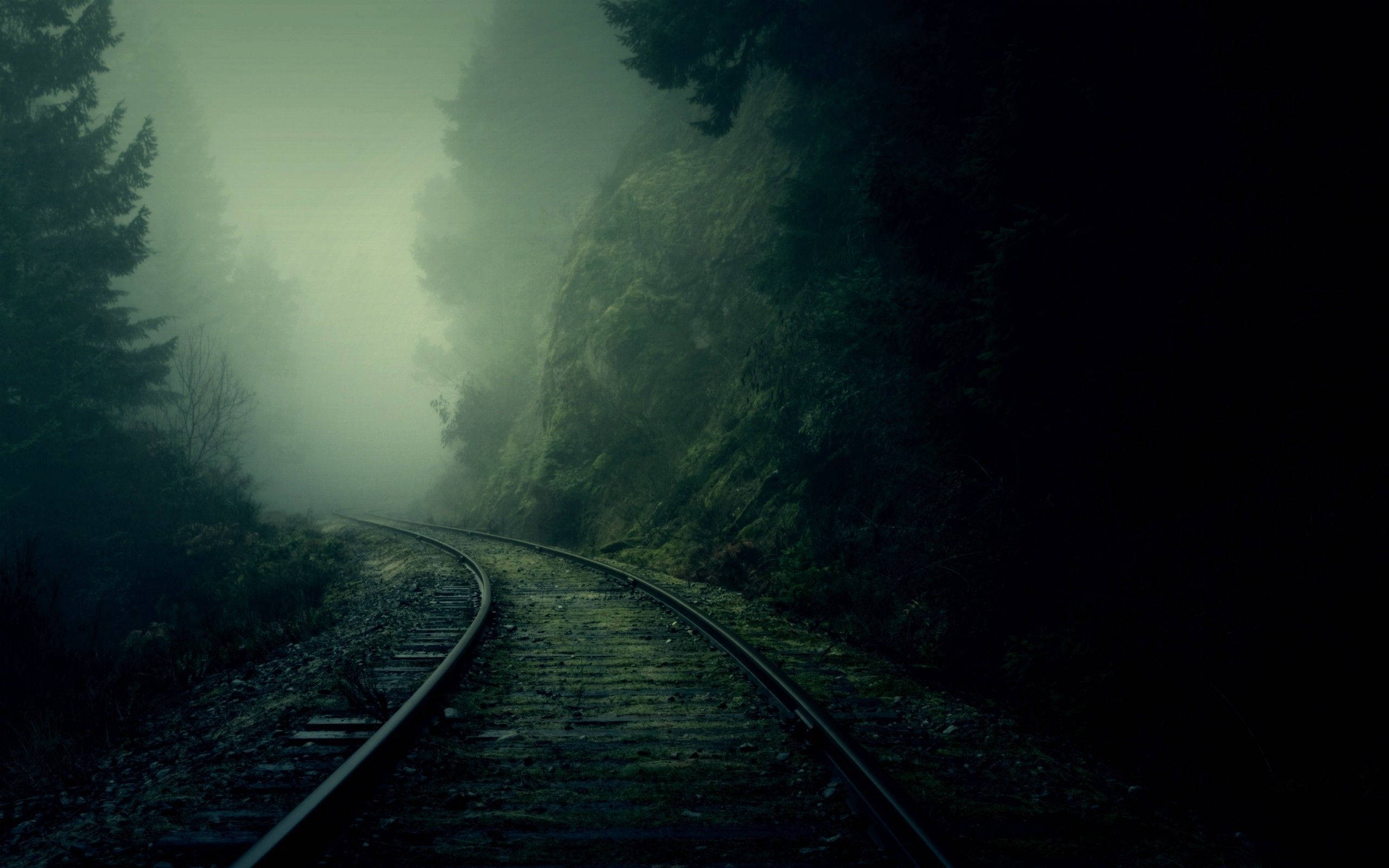4K Natur Jernbanespor Wallpapers
