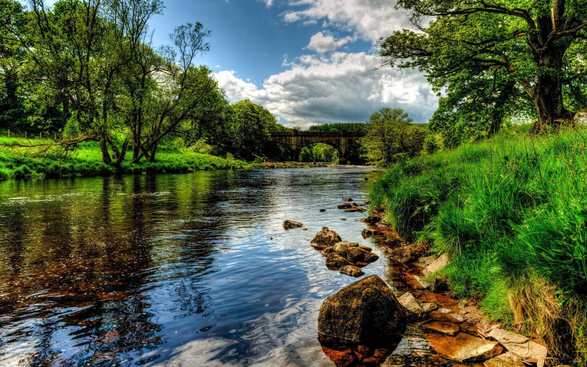 4K Natur ved floden Wallpapers