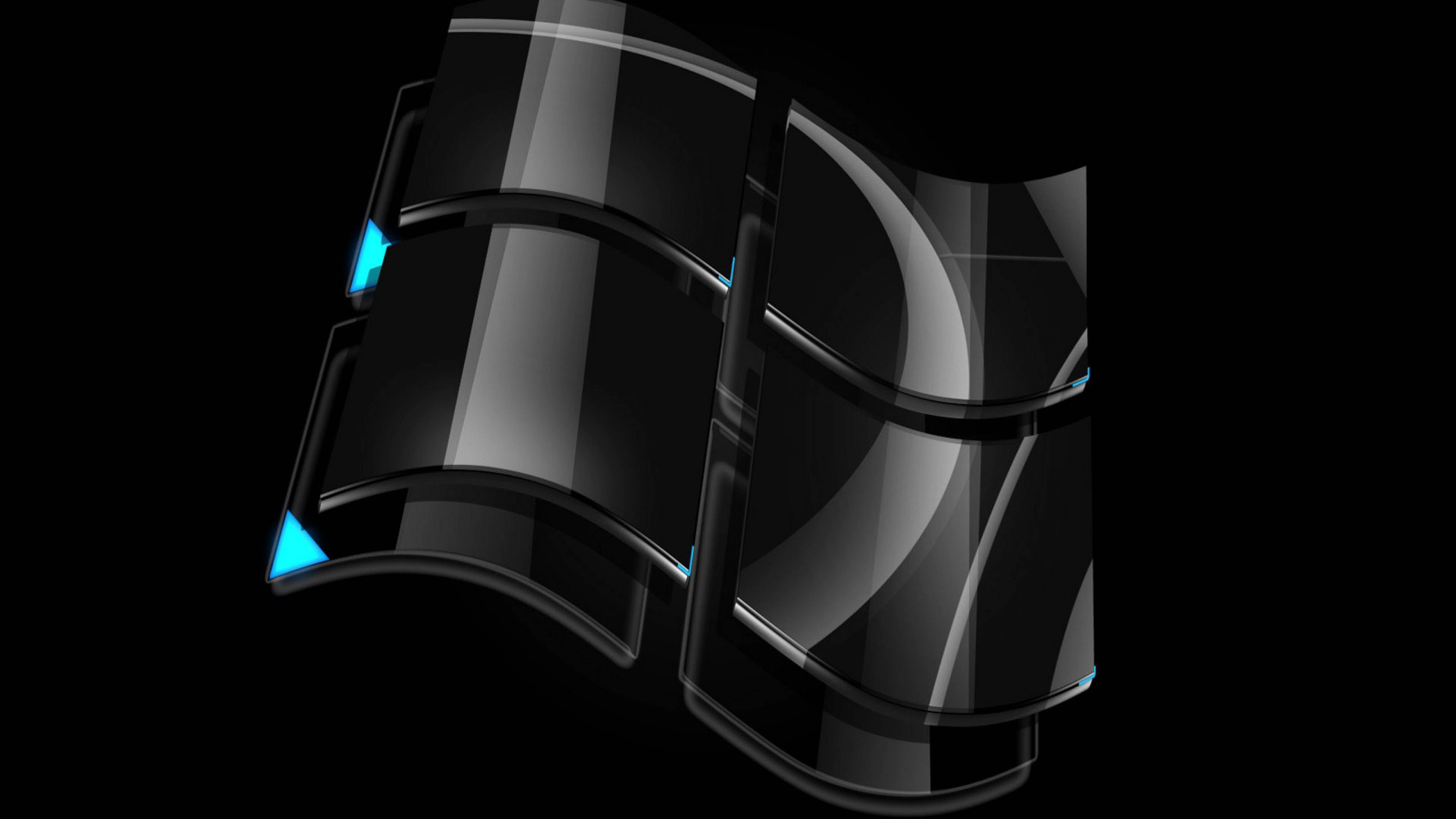 4K Ultra HD 3D sorte Windows Wallpapers