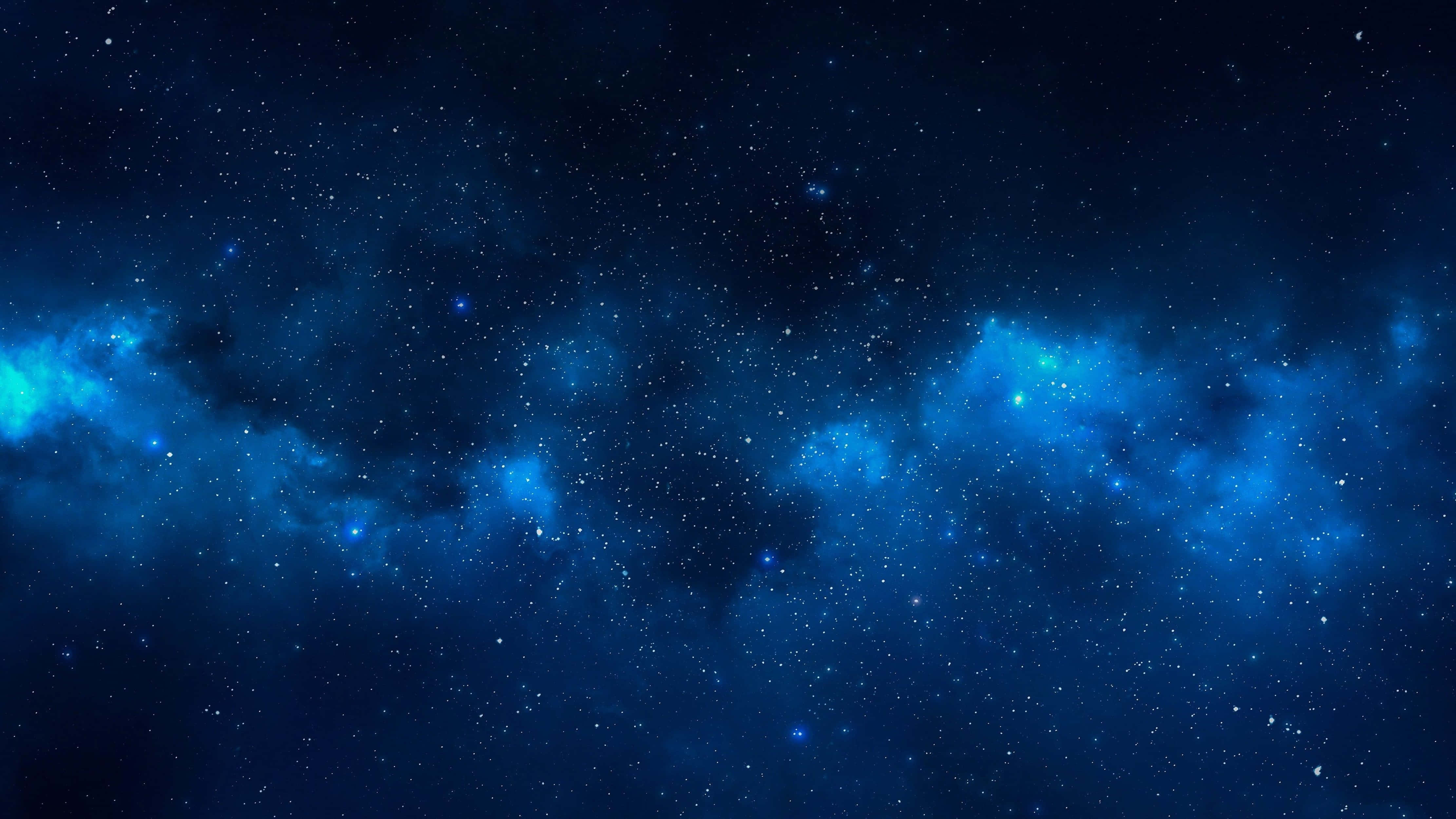 4K Univers Blå Galakse Wallpapers