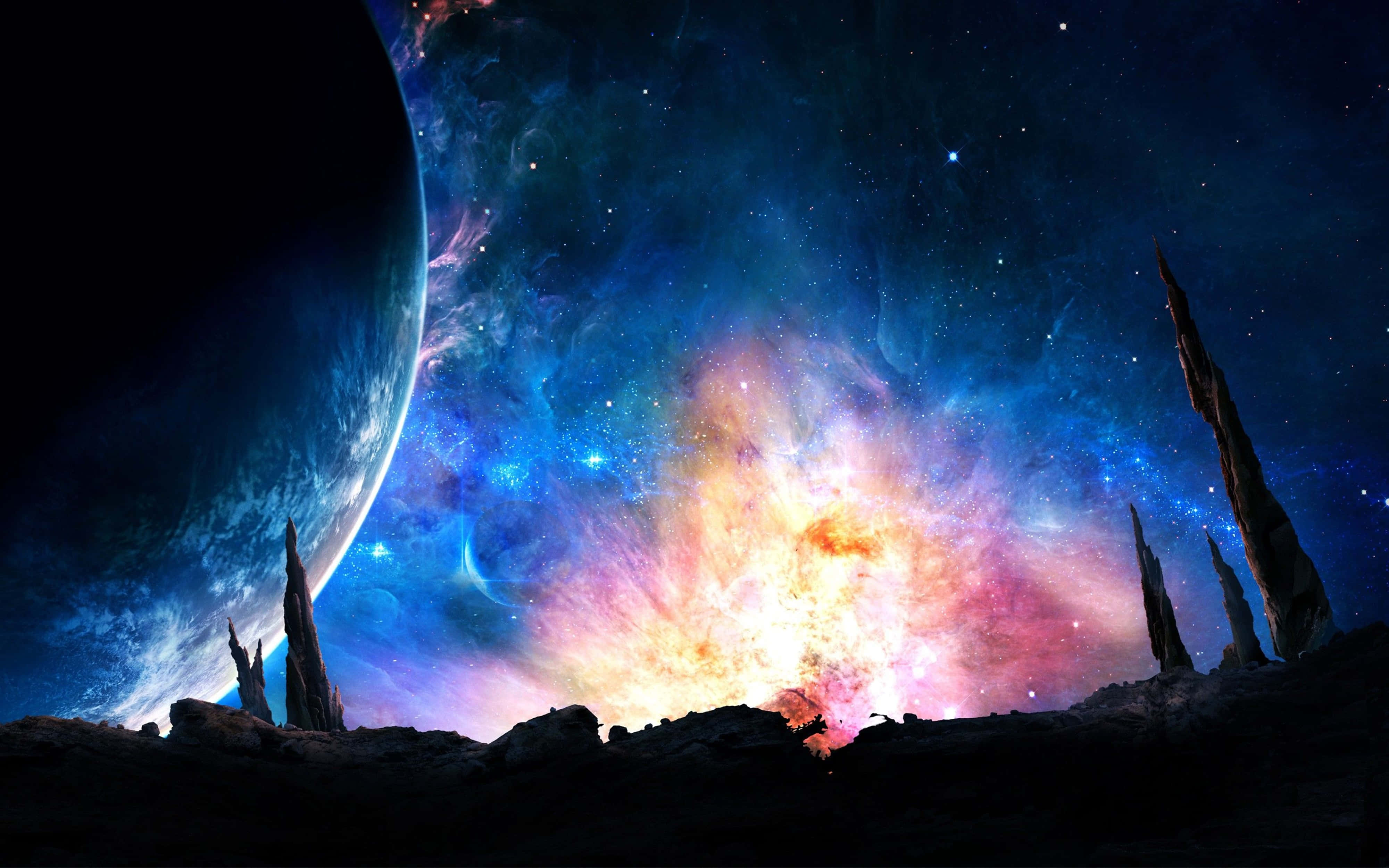 4K Univers Fantasi Galakse Wallpapers