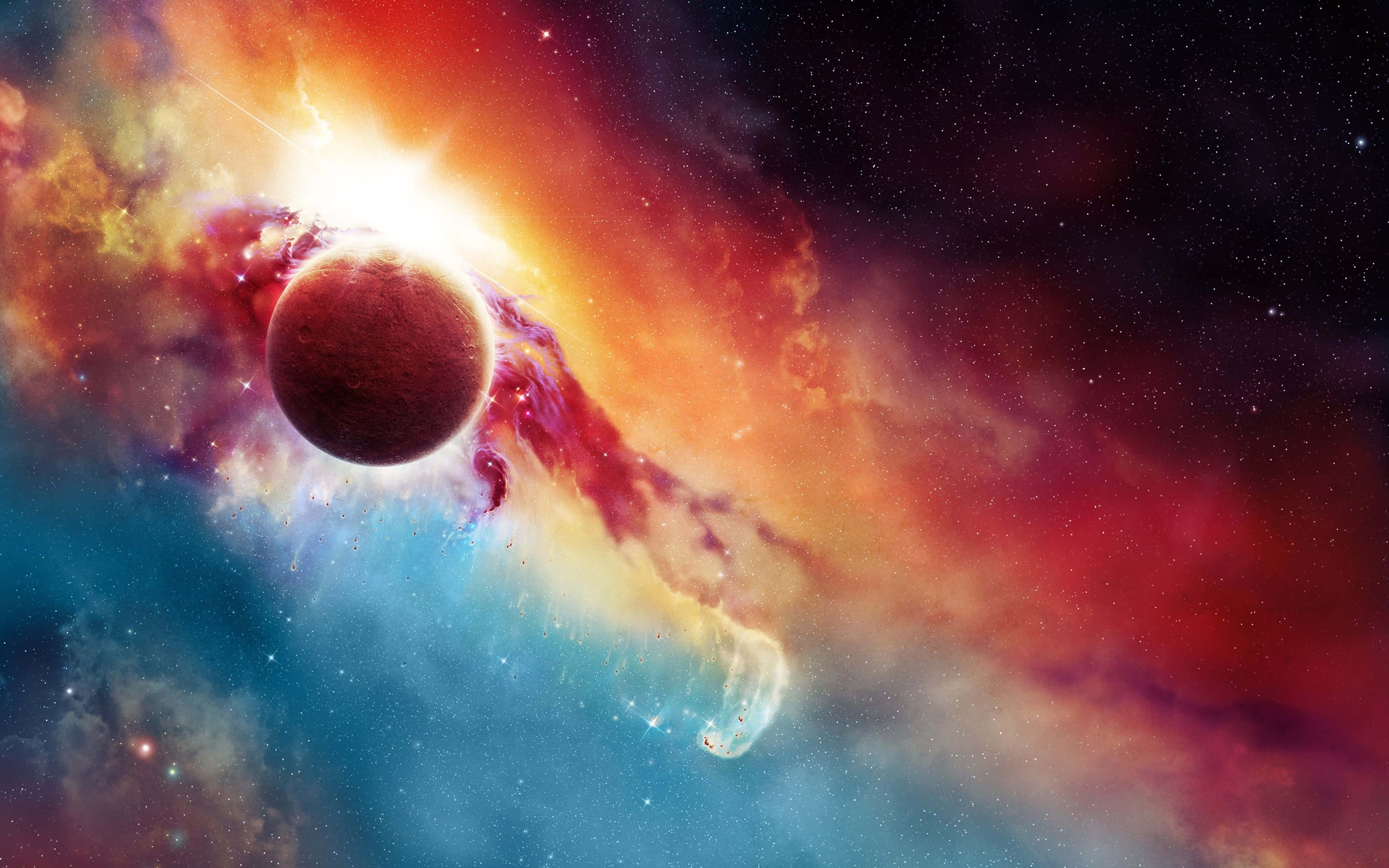 4K Univers Farverig Nebulasky Wallpapers