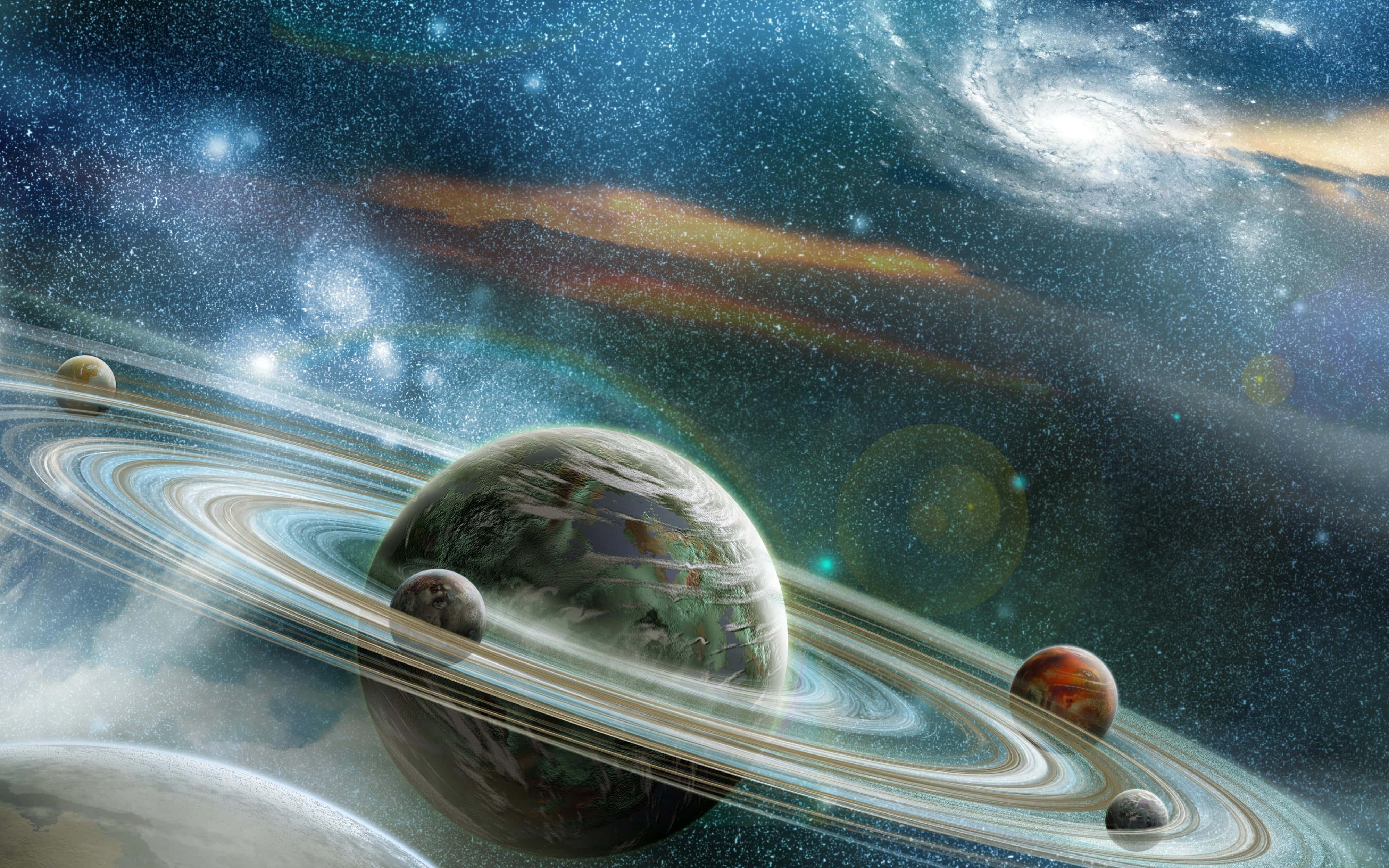 4K Univers Planet Saturn Wallpapers