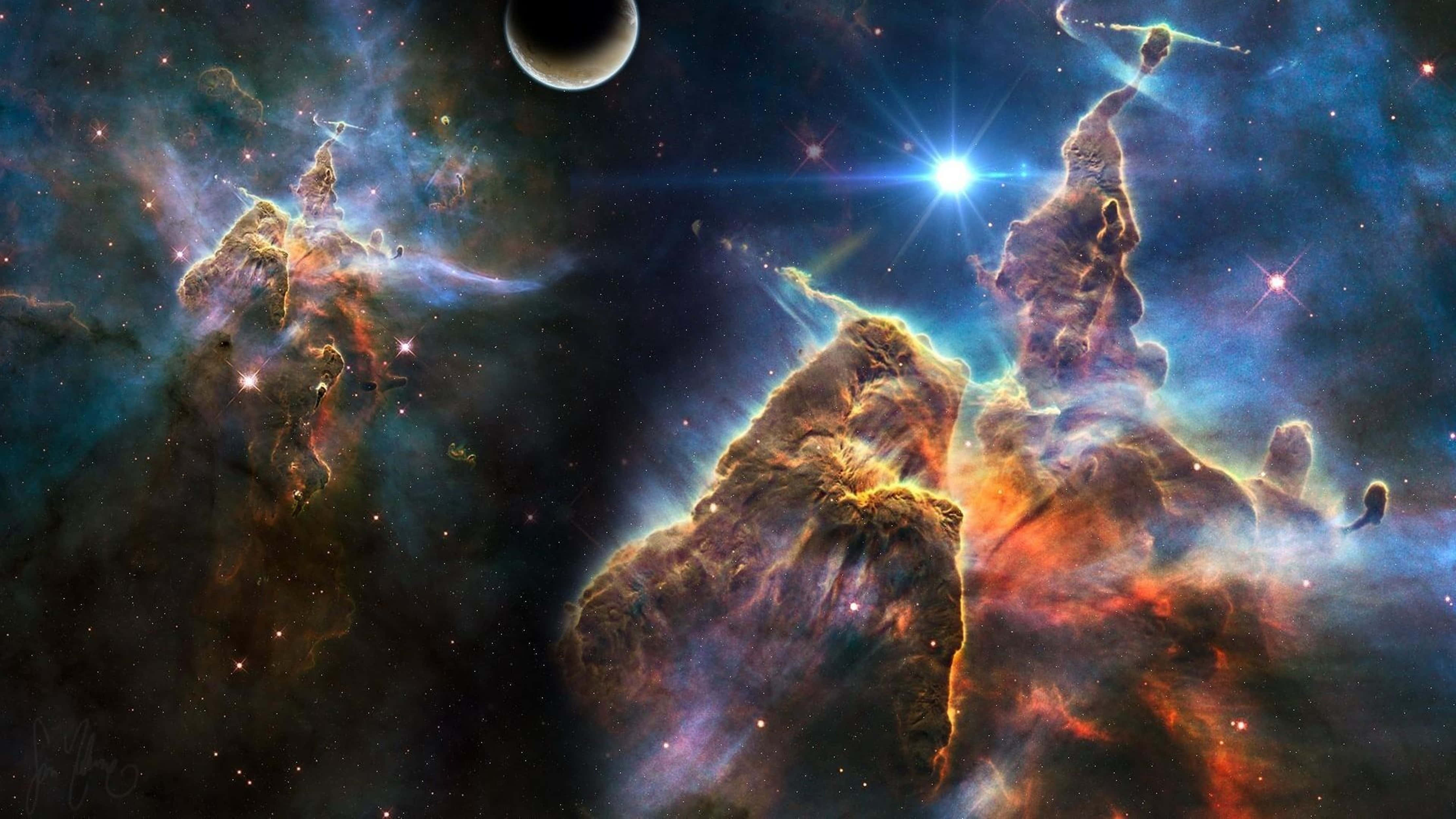 4K Universets Skabelsessøjler Wallpapers