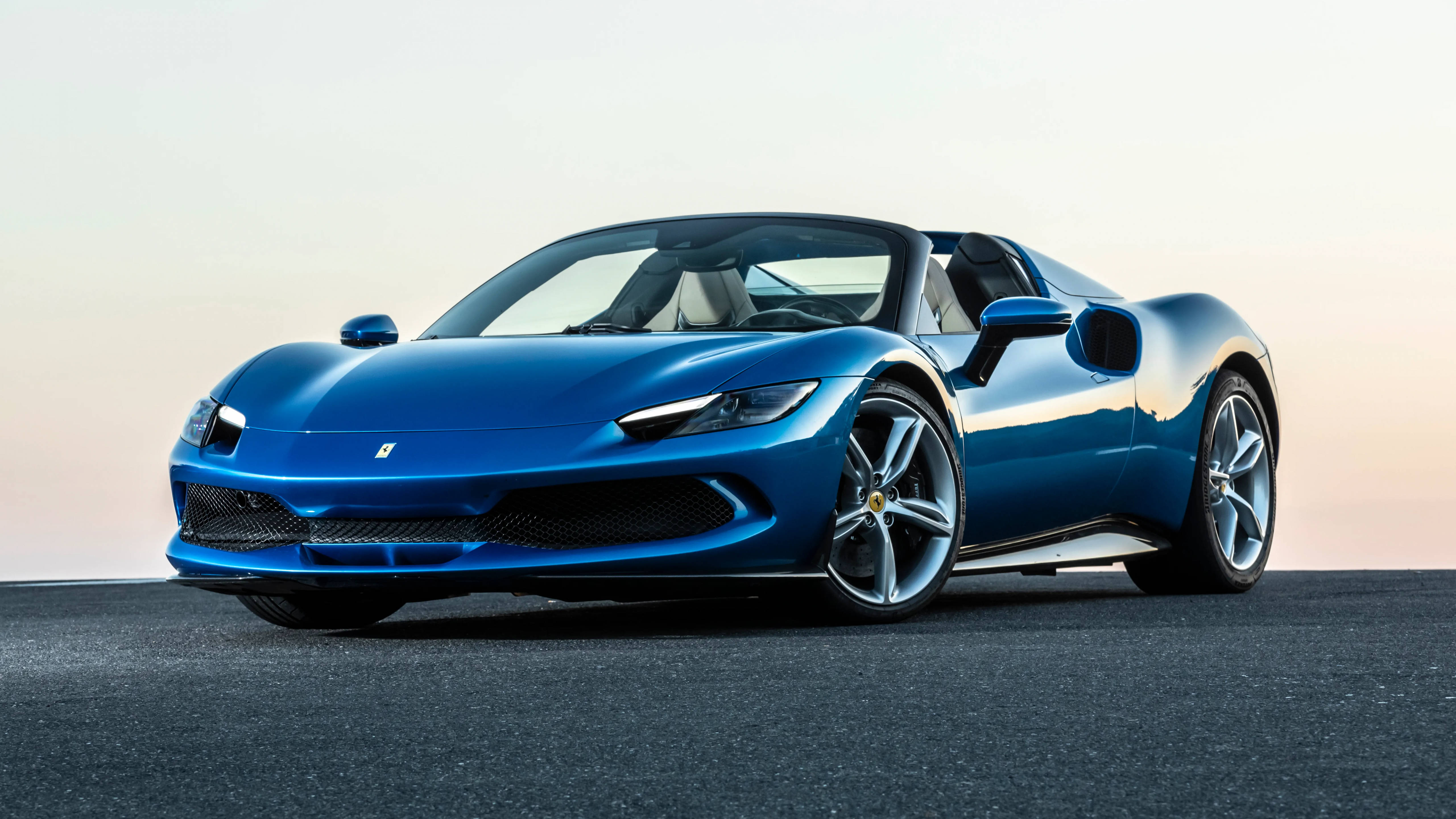 5120X1440 Blå Ferrari Wallpapers