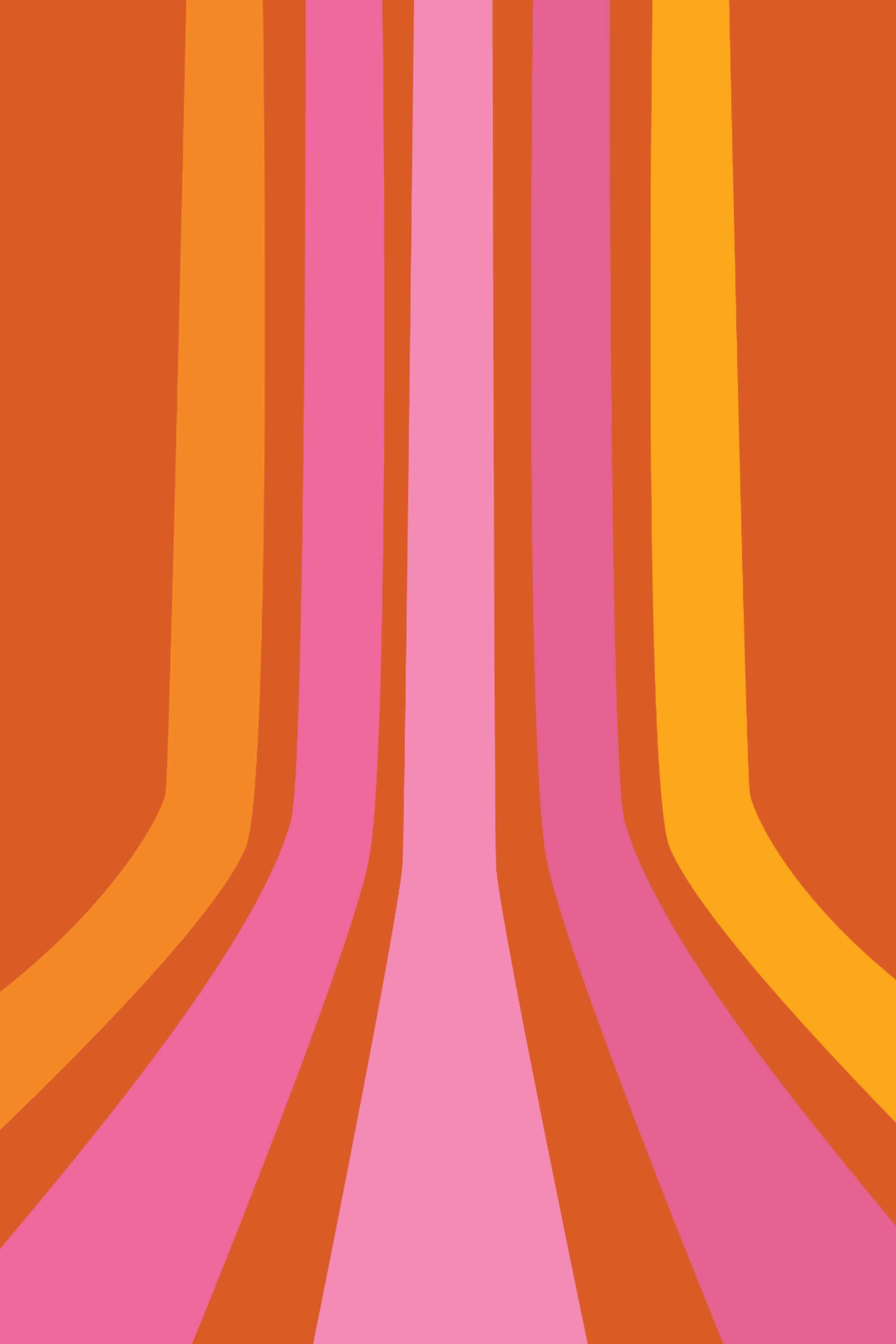 70'er vintage geometrimønster Wallpapers