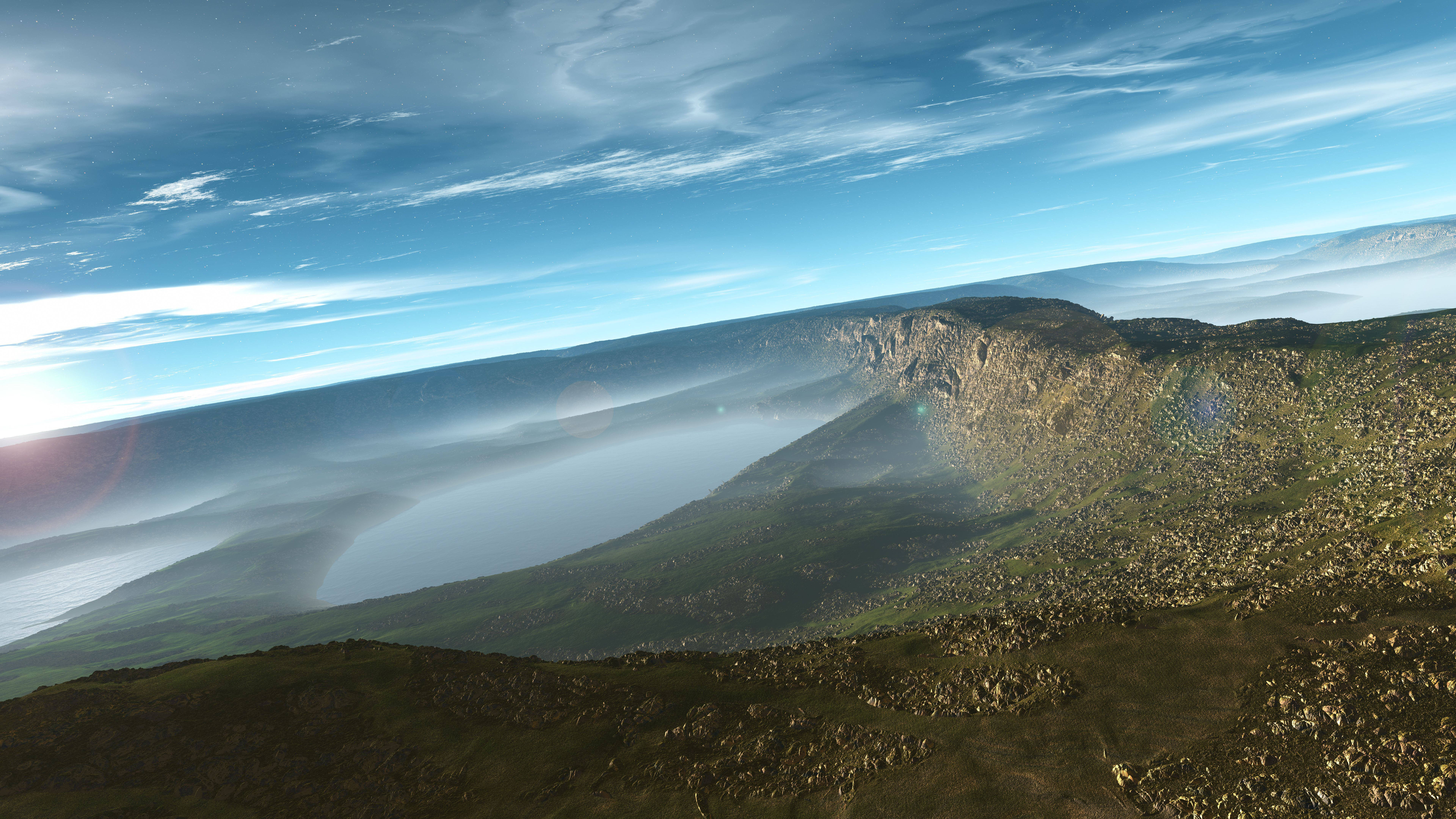 8K 7680x4320 Ultra HD skrivebordsbaggrund himmel Wallpapers