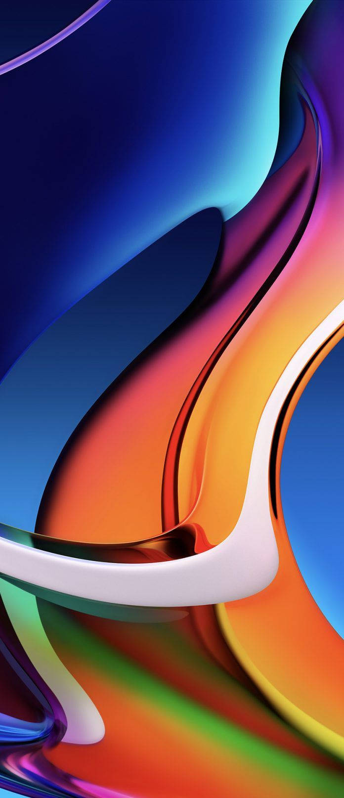 8K iPhone Abstrakte Tilfældige Former Wallpapers