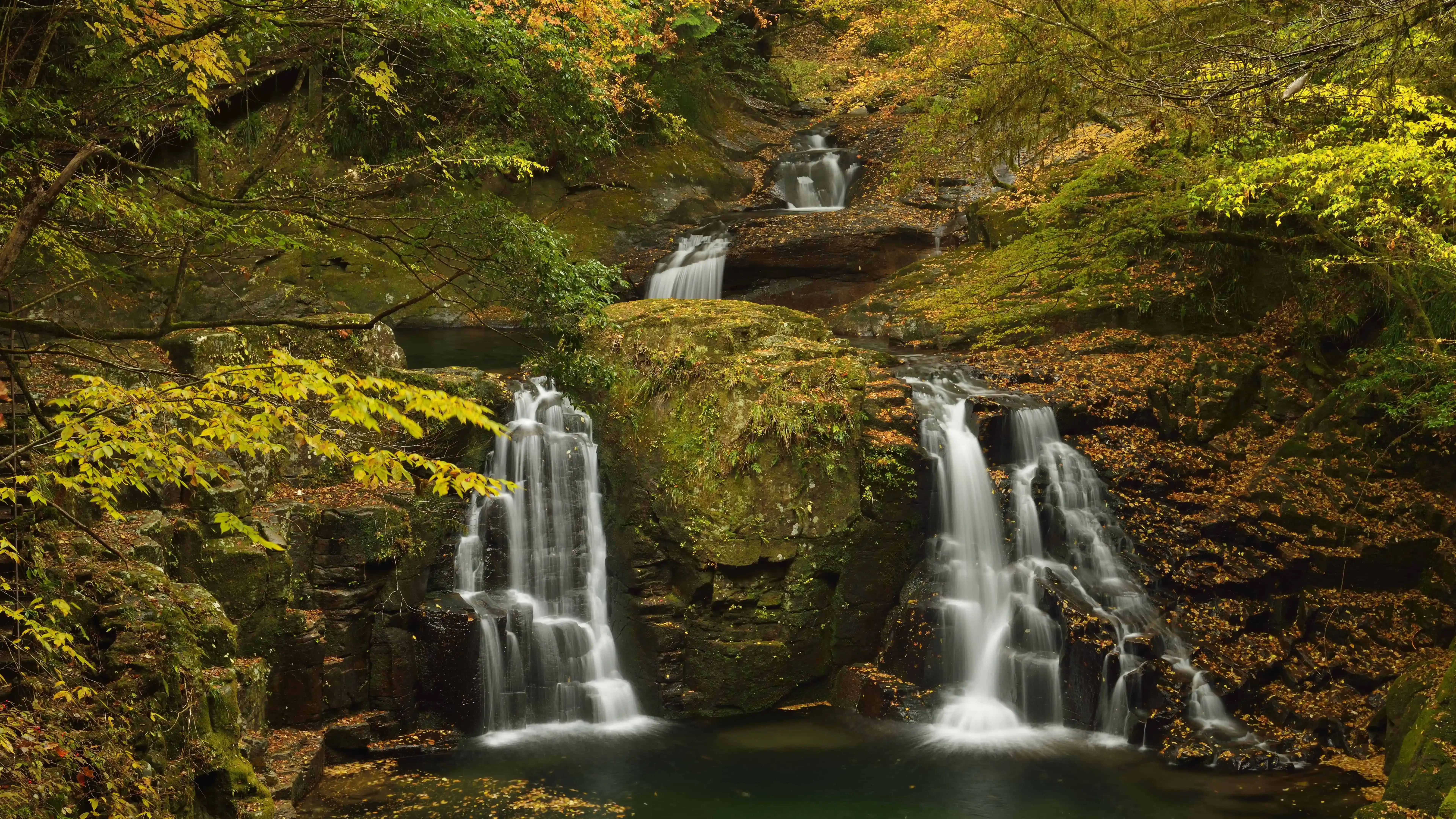 8K Ultra HD Natur Flere Vandfald Wallpapers