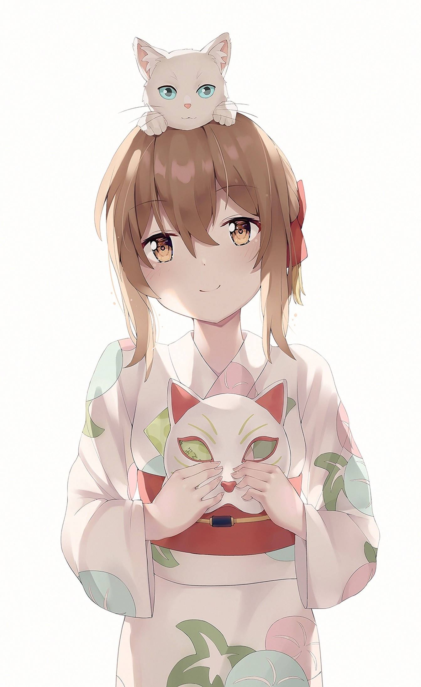 A Whisker Away Miyo i kimono Wallpapers